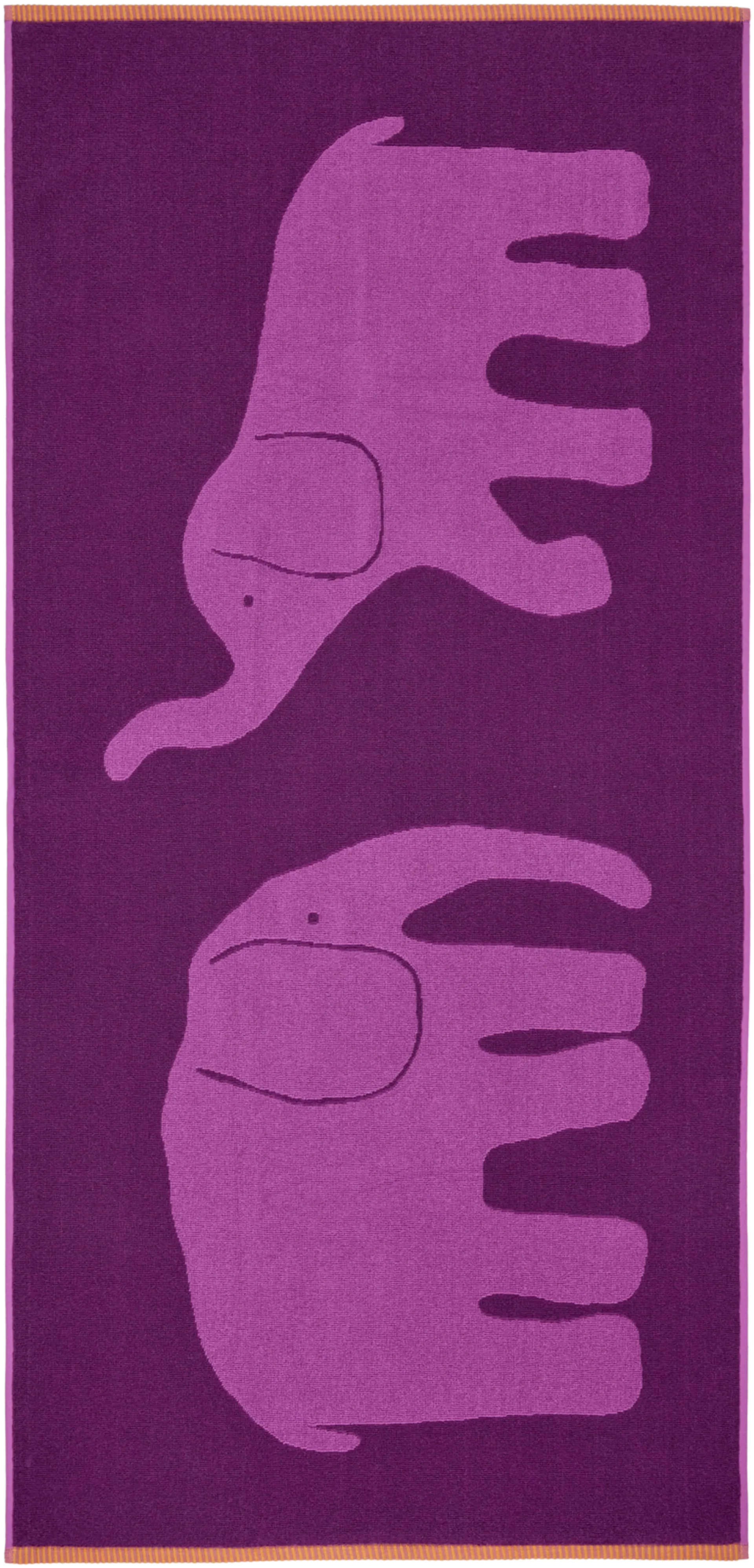 Finlayson Kylpypyyhe Elefantti Vapaa 70x150cm violetti/oranssi - 3