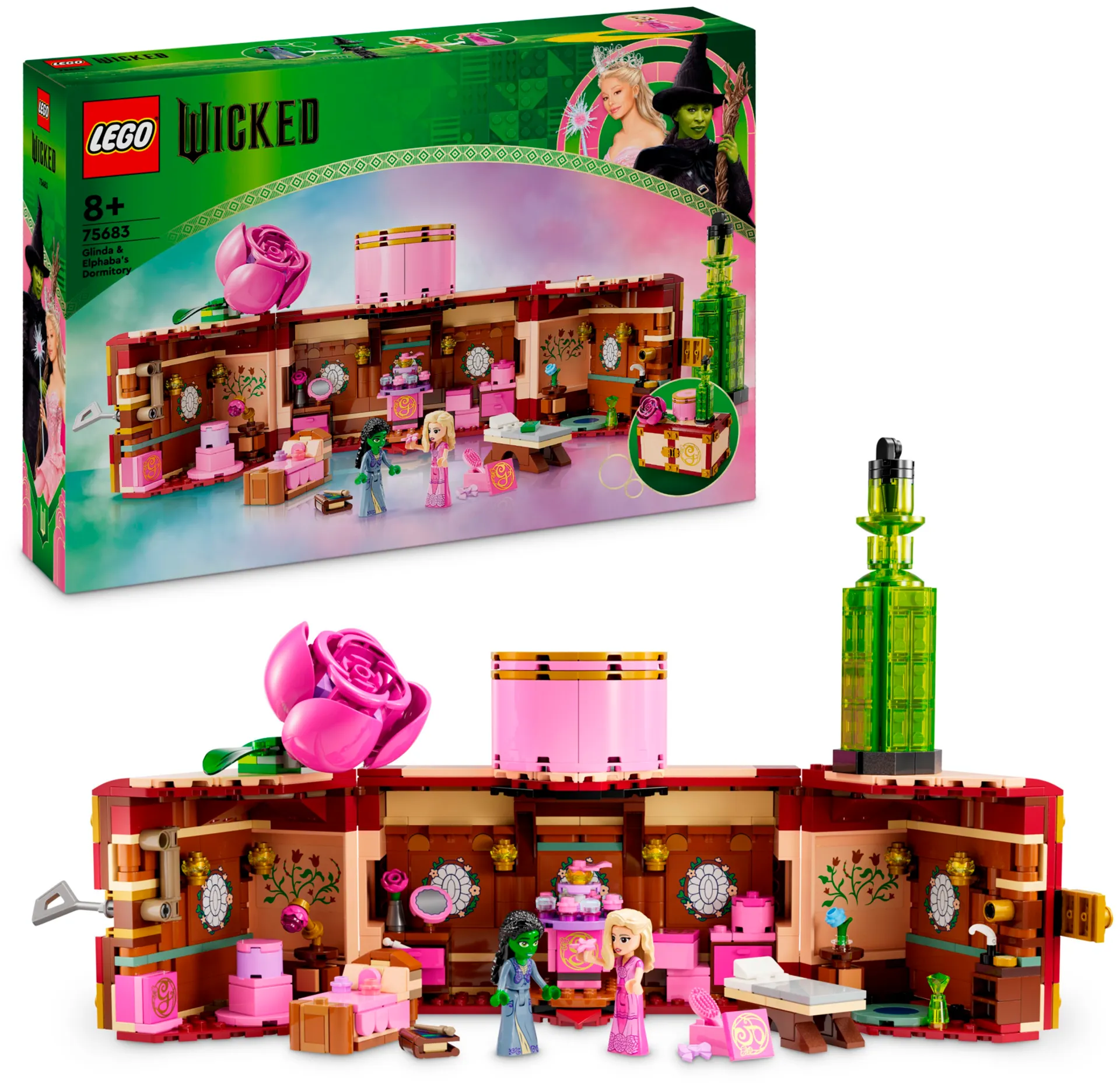 LEGO Wicked Glindan ja Elphaban asuntola, Keräilylelu 75683 - 1