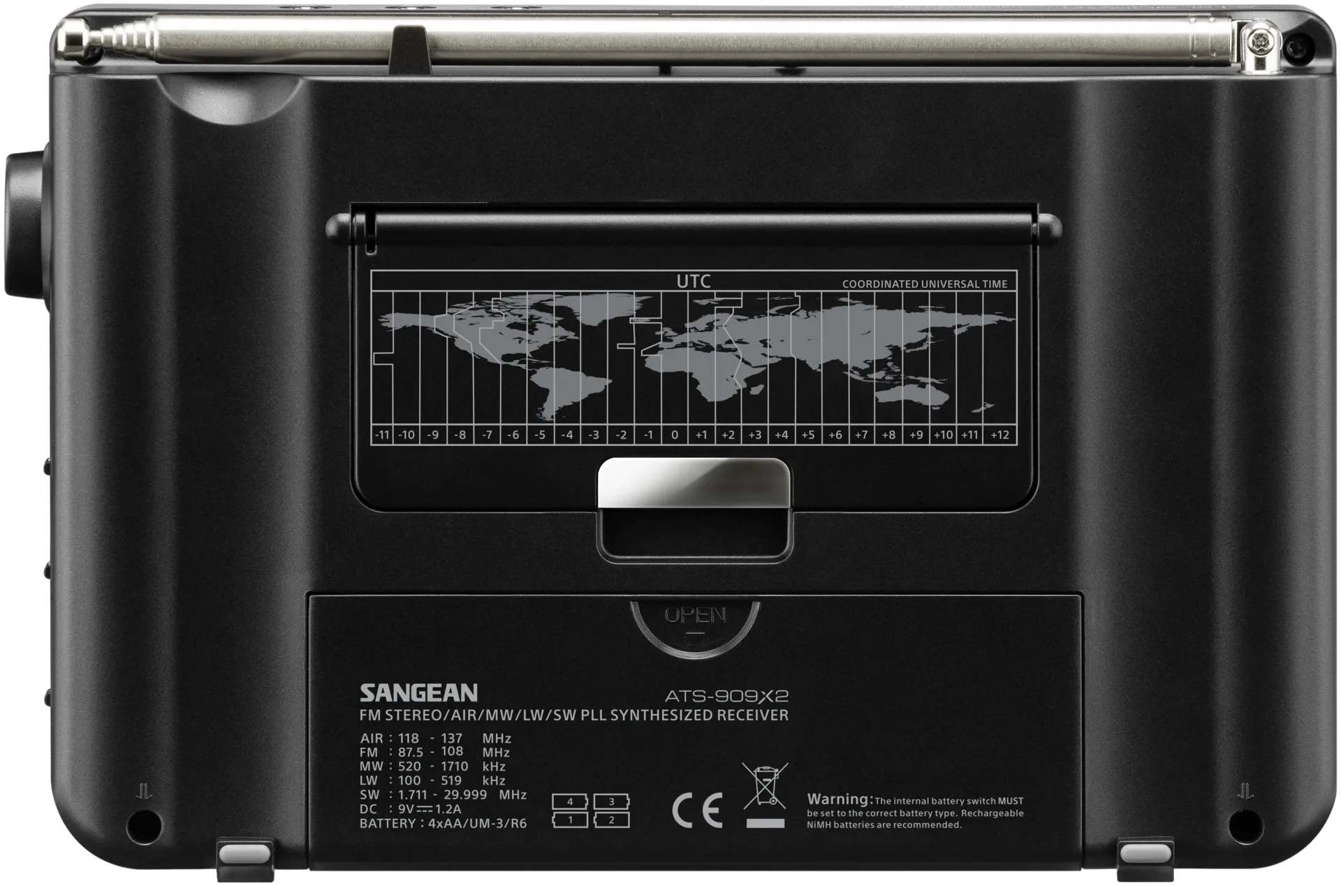 Sangean maailmanradio ATS-909X2 musta - 4