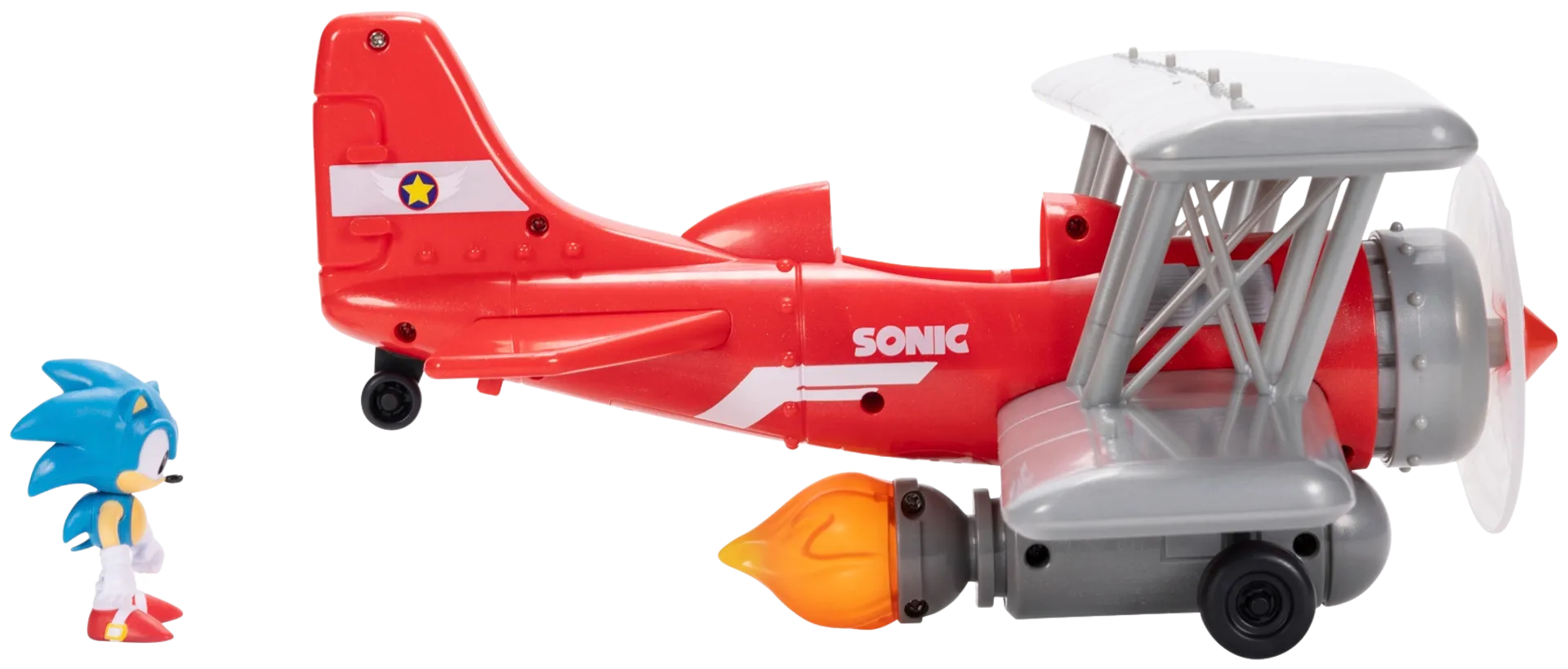 Sonic leikkisetti Tornado Biplane + Sonic-hahmo 2.5" - 7