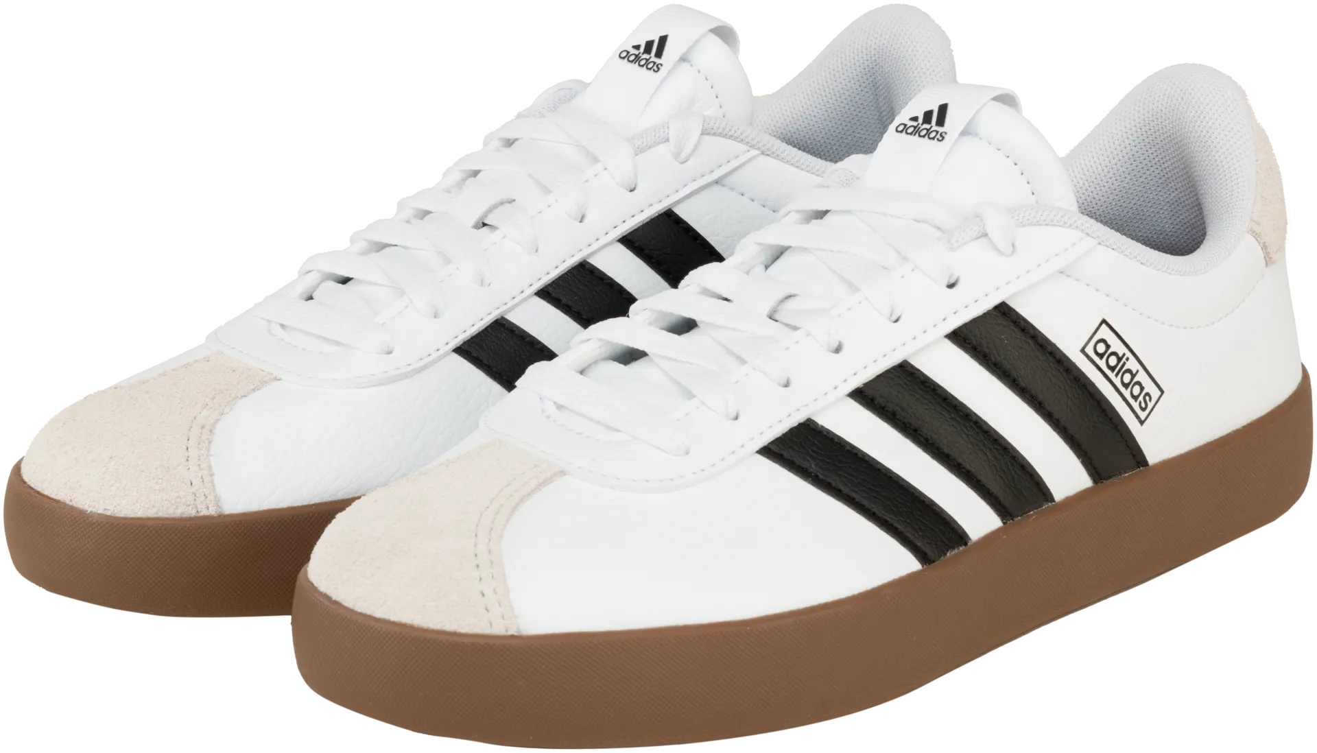 adidas naisten tennarit VL Court 3.0 - white/core black/grey one - 1