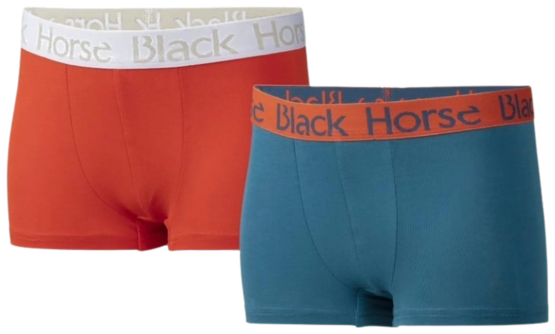 Black Horse lasten bokserit 2-pack J022 - Icy Orange