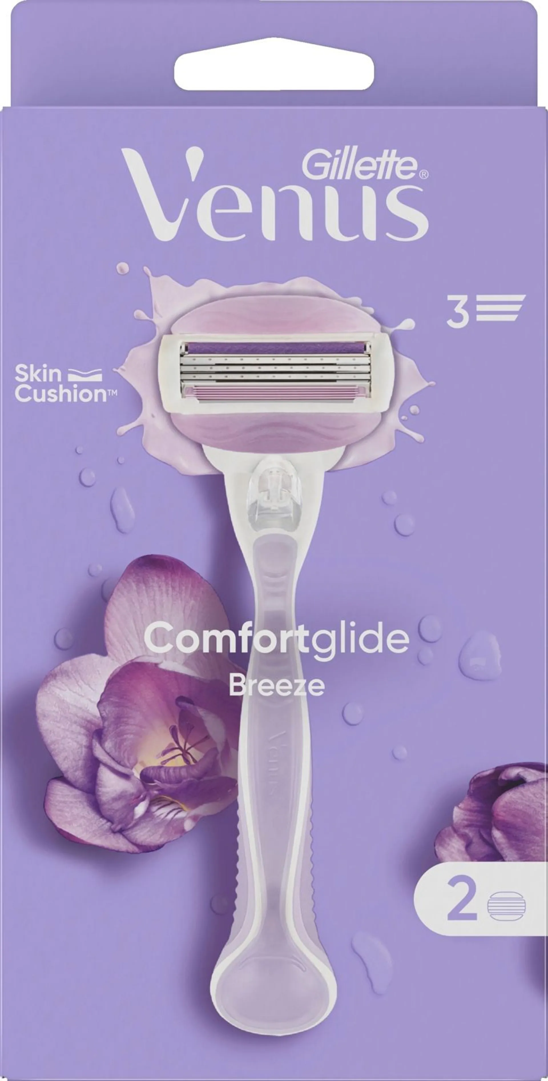 Gillette Venus Comfortglide Breeze ihokarvanajohöylä+1 terä - 1