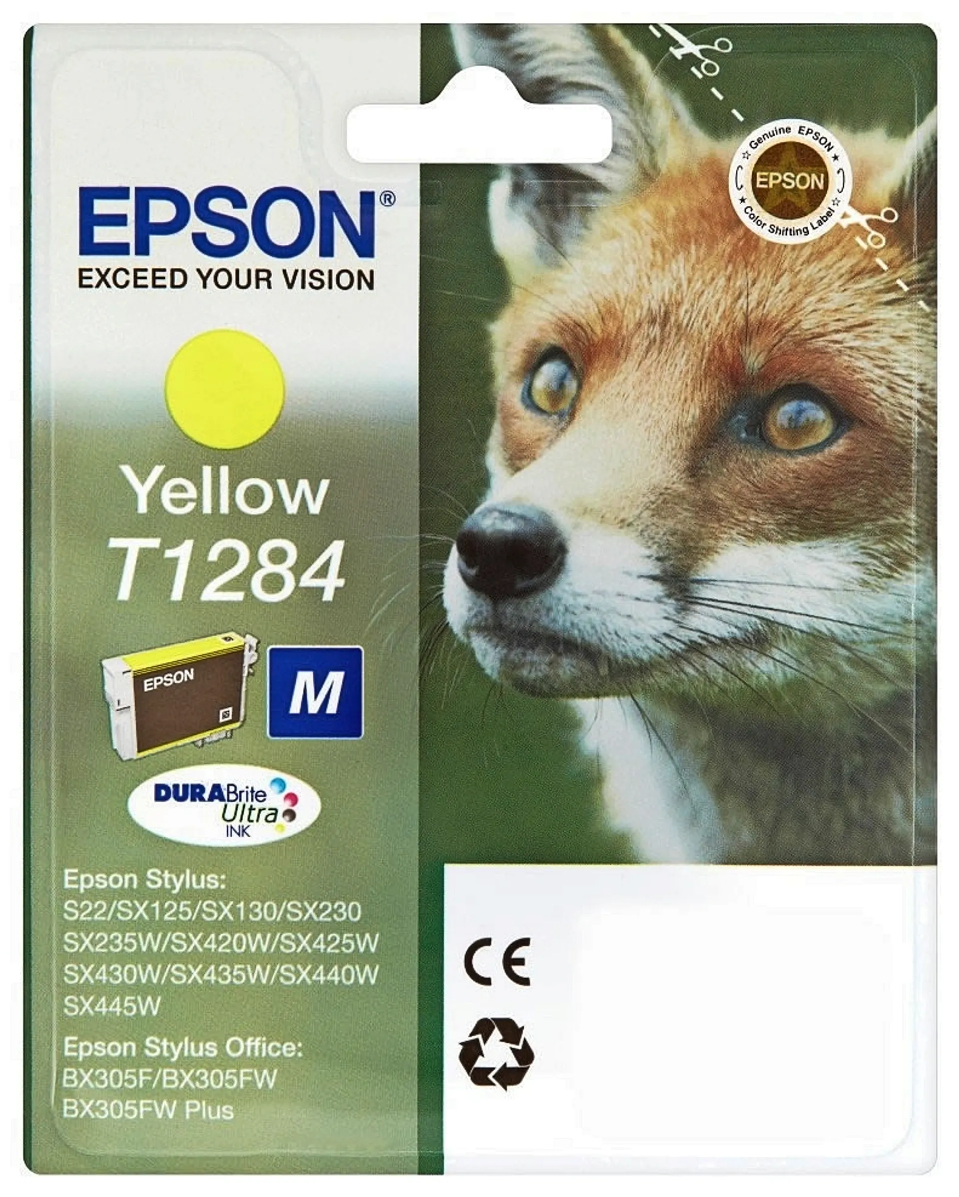 Epson T1284 mustepatruuna keltainen