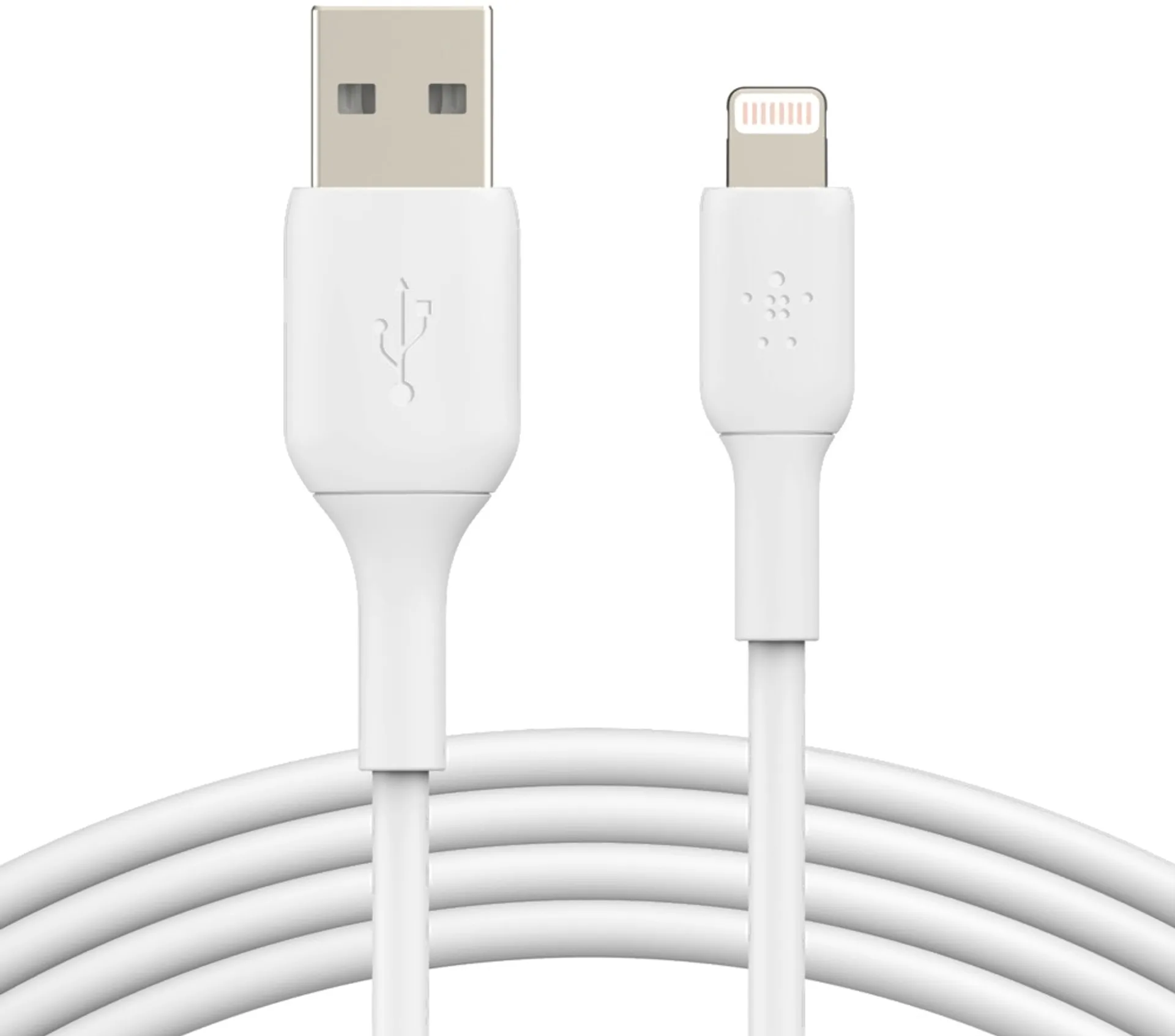 Belkin USB-A to lightning kaapeli 3m, valkoinen