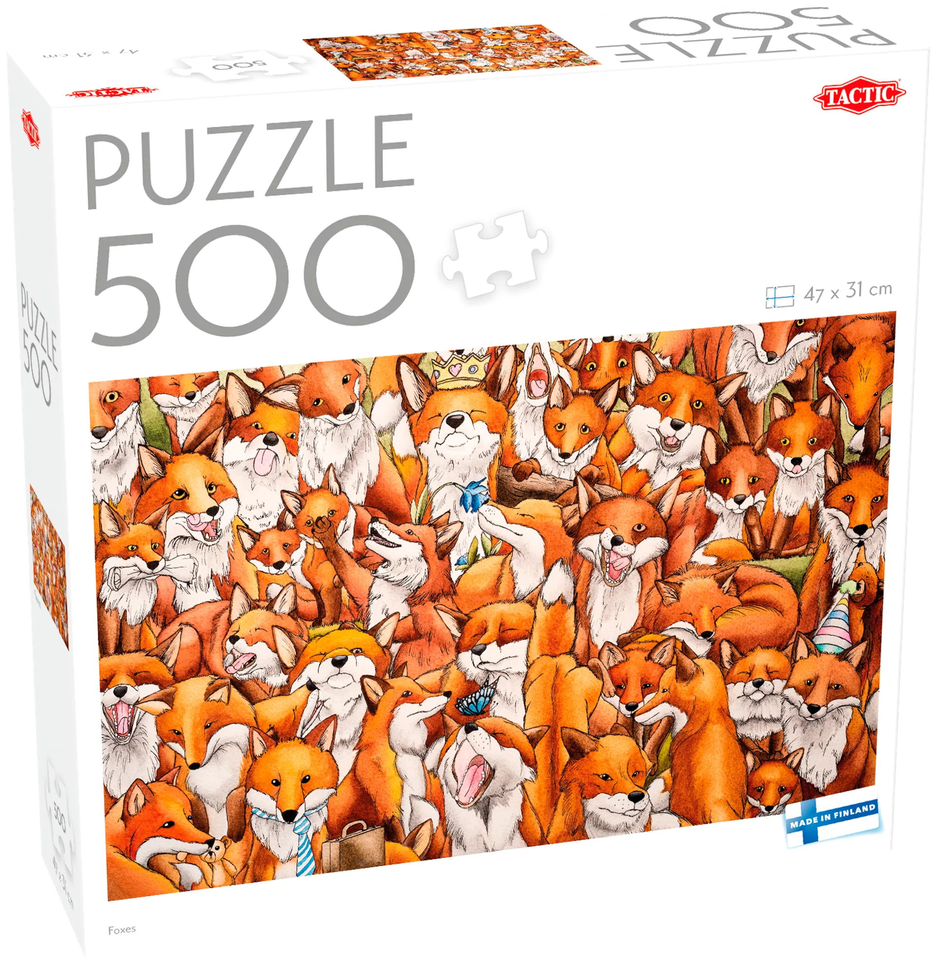 Tactic palapeli Foxes 500 palaa