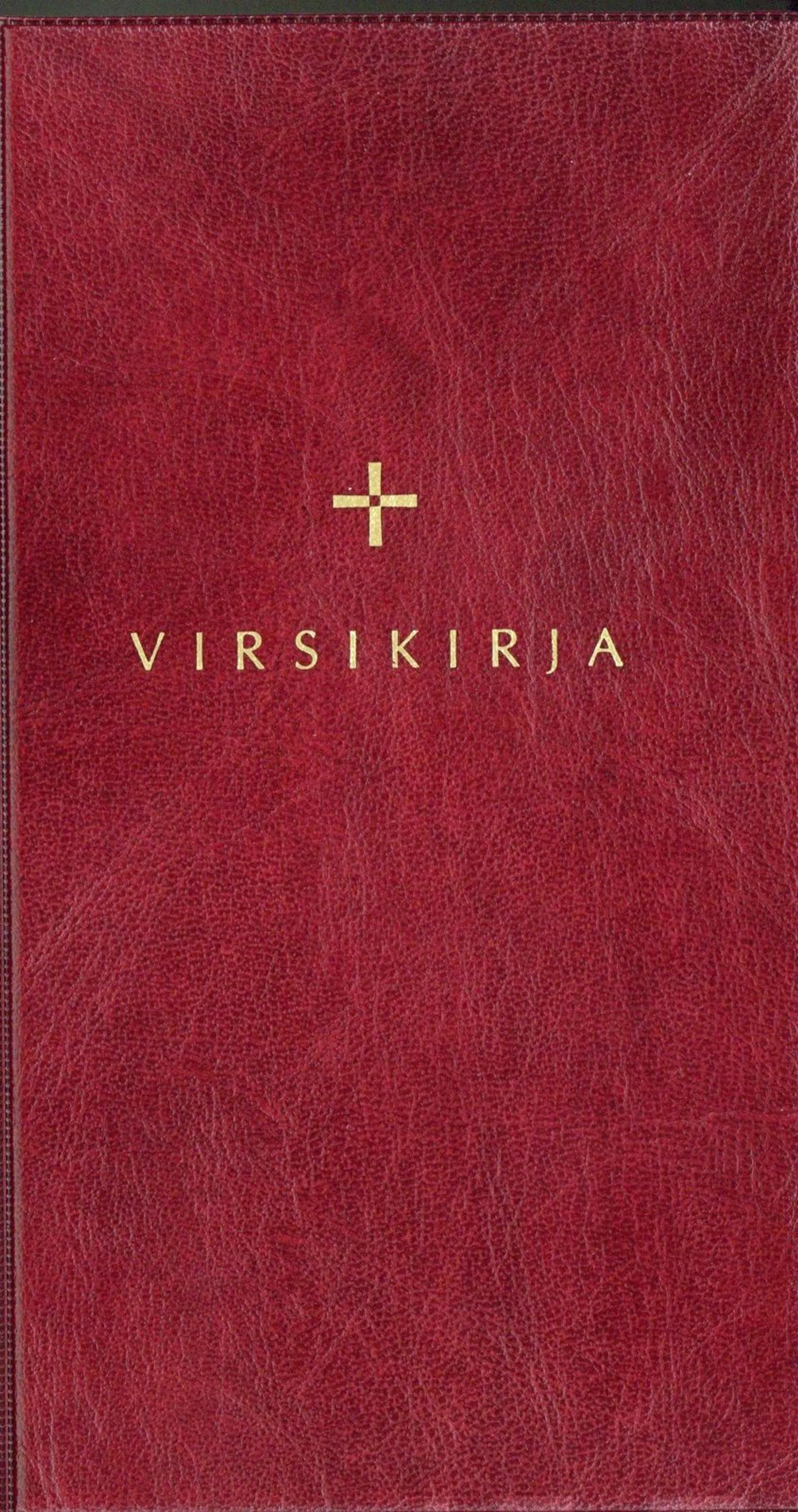 Virsikirja (kirkkovirsikirja KV961SL, 115x190 mm, taipuisa tummanpunainen kansi)
