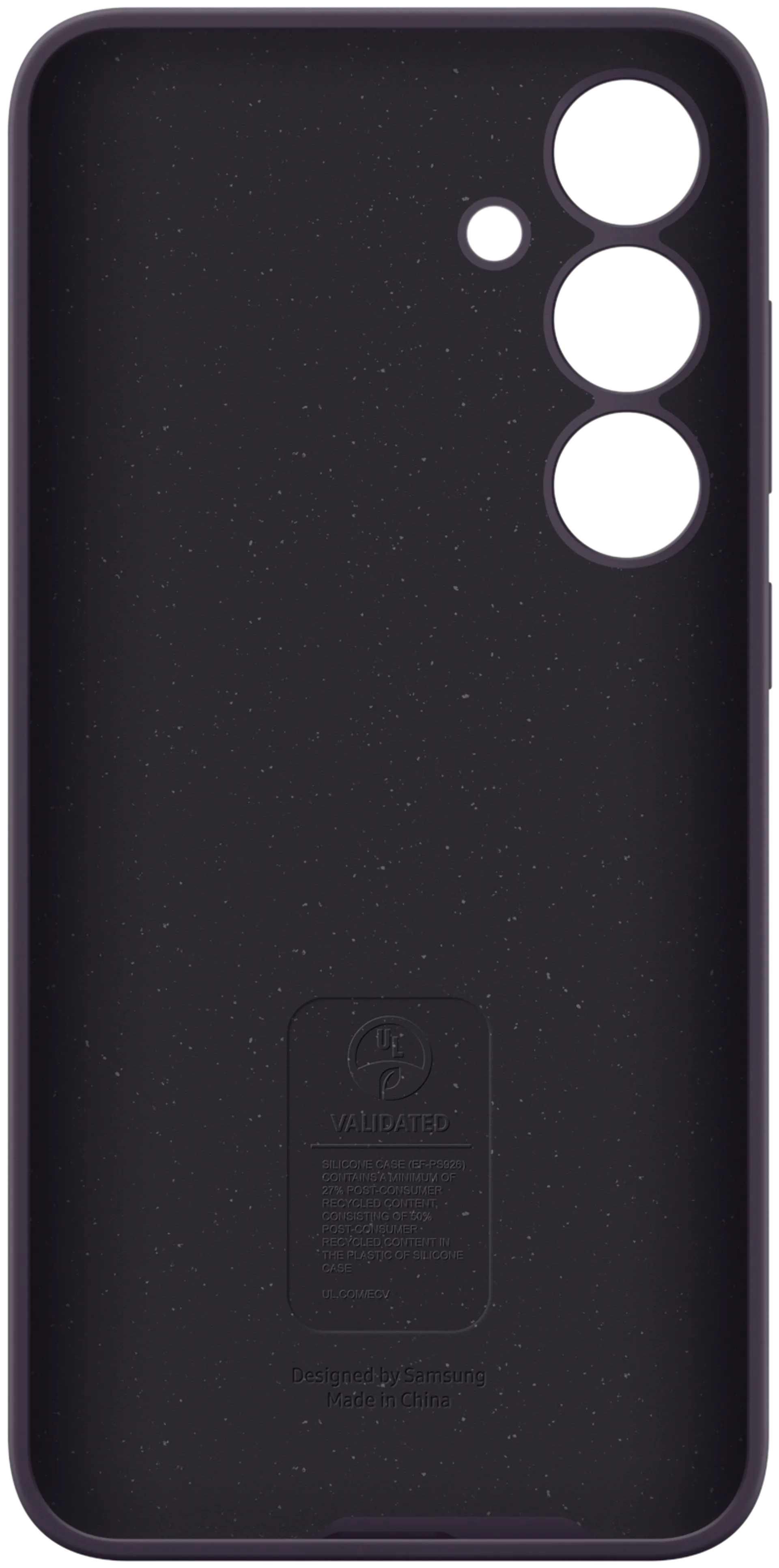 Samsung S24+ silikonisuoja tumma violetti - 5