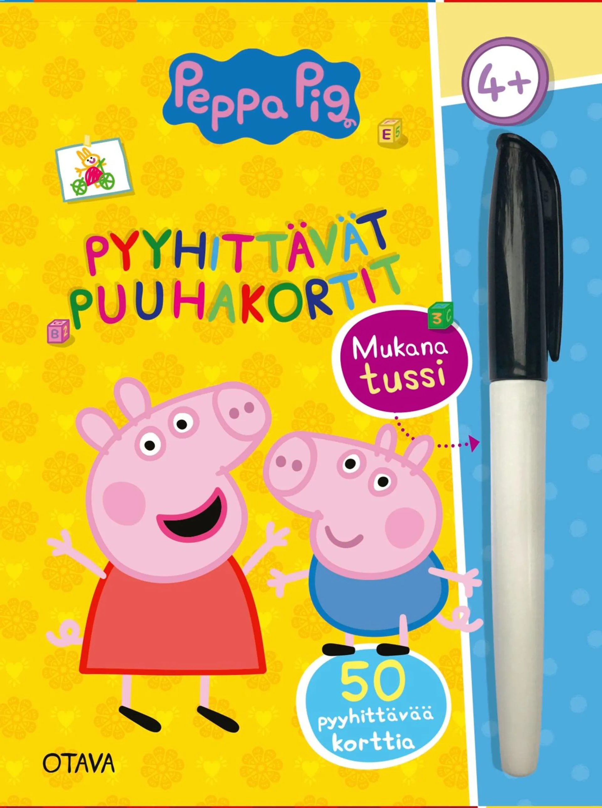 Pipsa Possu Pyyhittävät puuhakortit