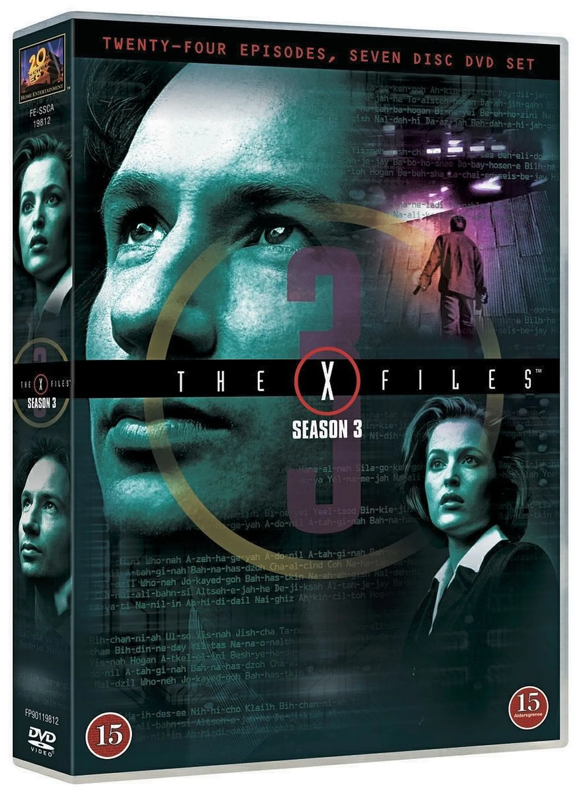 X-Files 3. tuotantokausi 7DVD