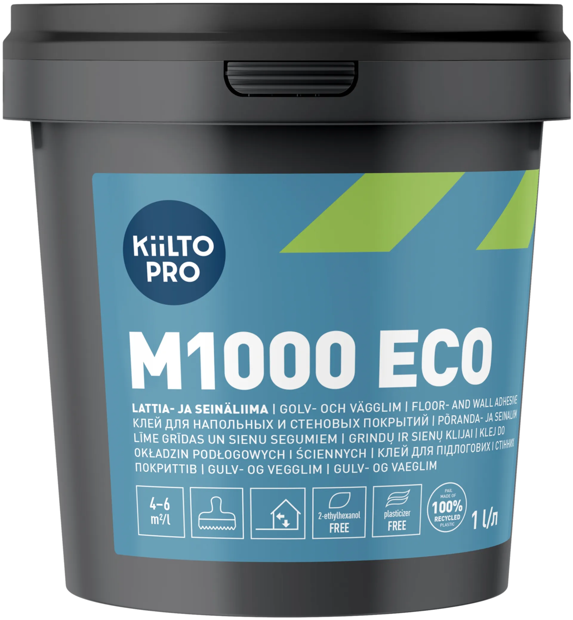 Kiilto Pro lattia- ja seinäliima M1000 Eco 1l