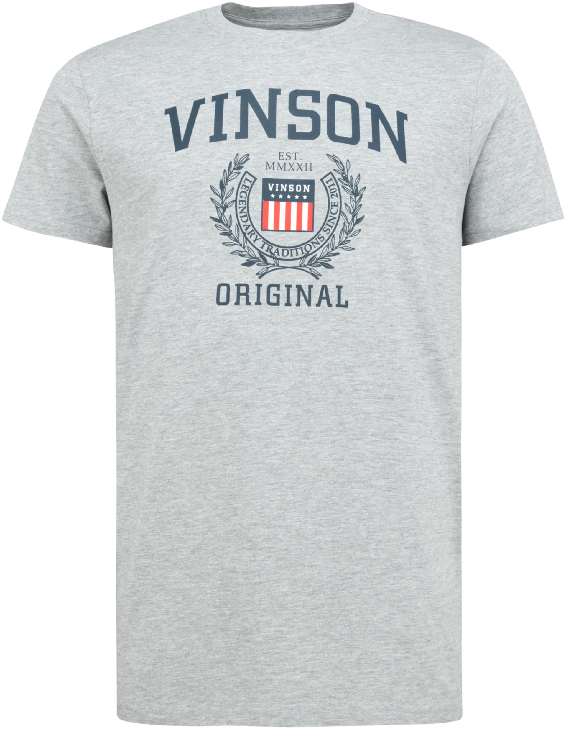 Vinson miesten t-paita Kaiser - Greymelange - 1