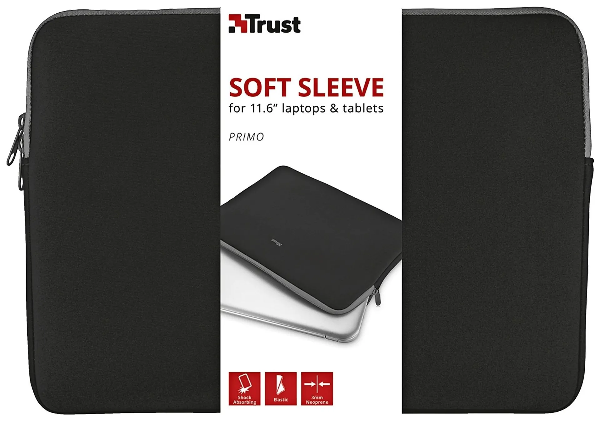 Trust Sleeve 11.6" suoja kannettaville laitteille musta - 3