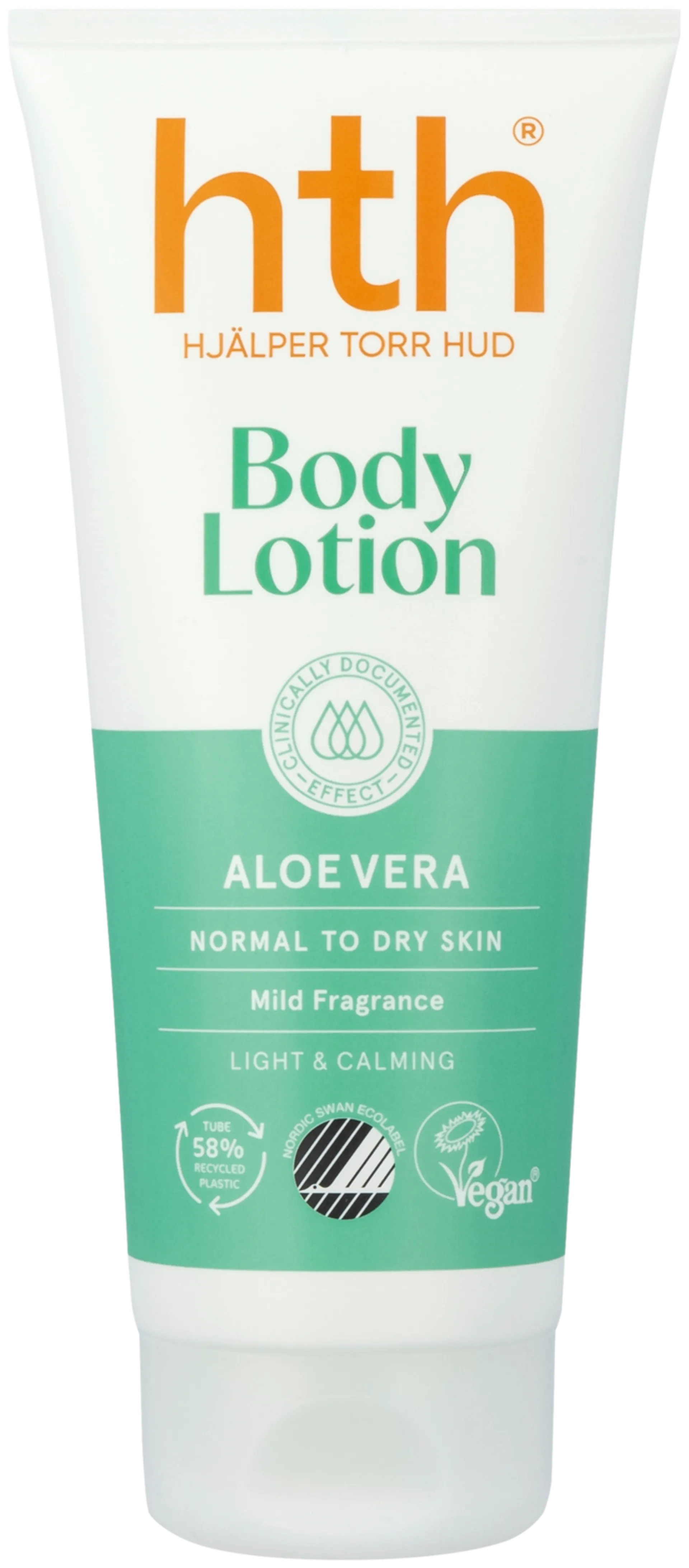 HTH Aloe Vera Body Lotion for normal to dry skin vartalovoide 200ml