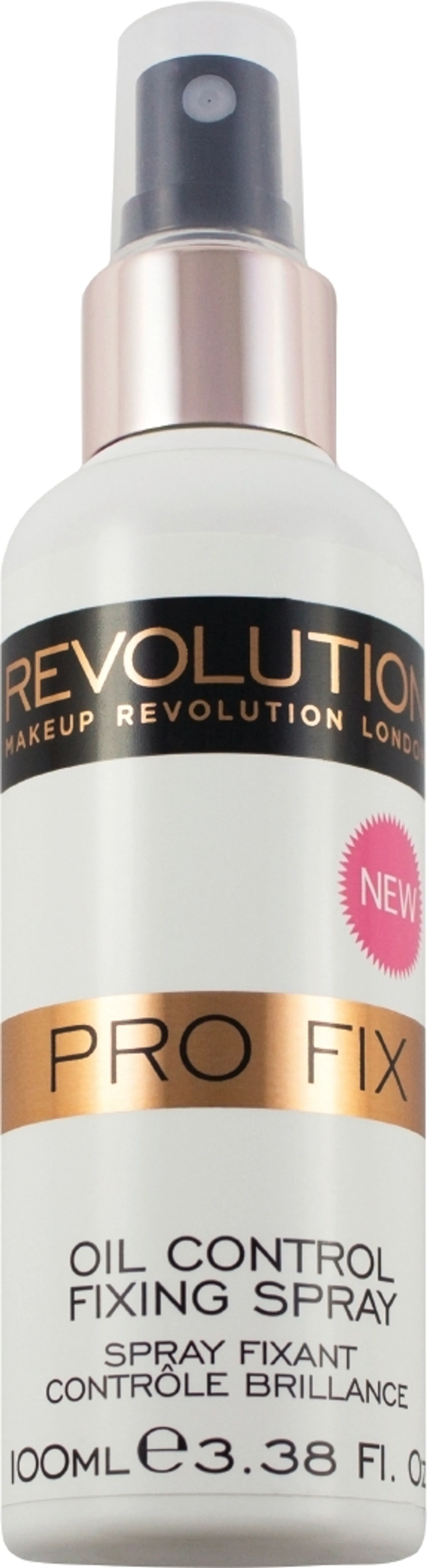 Makeup Revolution 100ml Pro Fix Oil Control Fixing Spray meikinkiinnityssuihke - 1