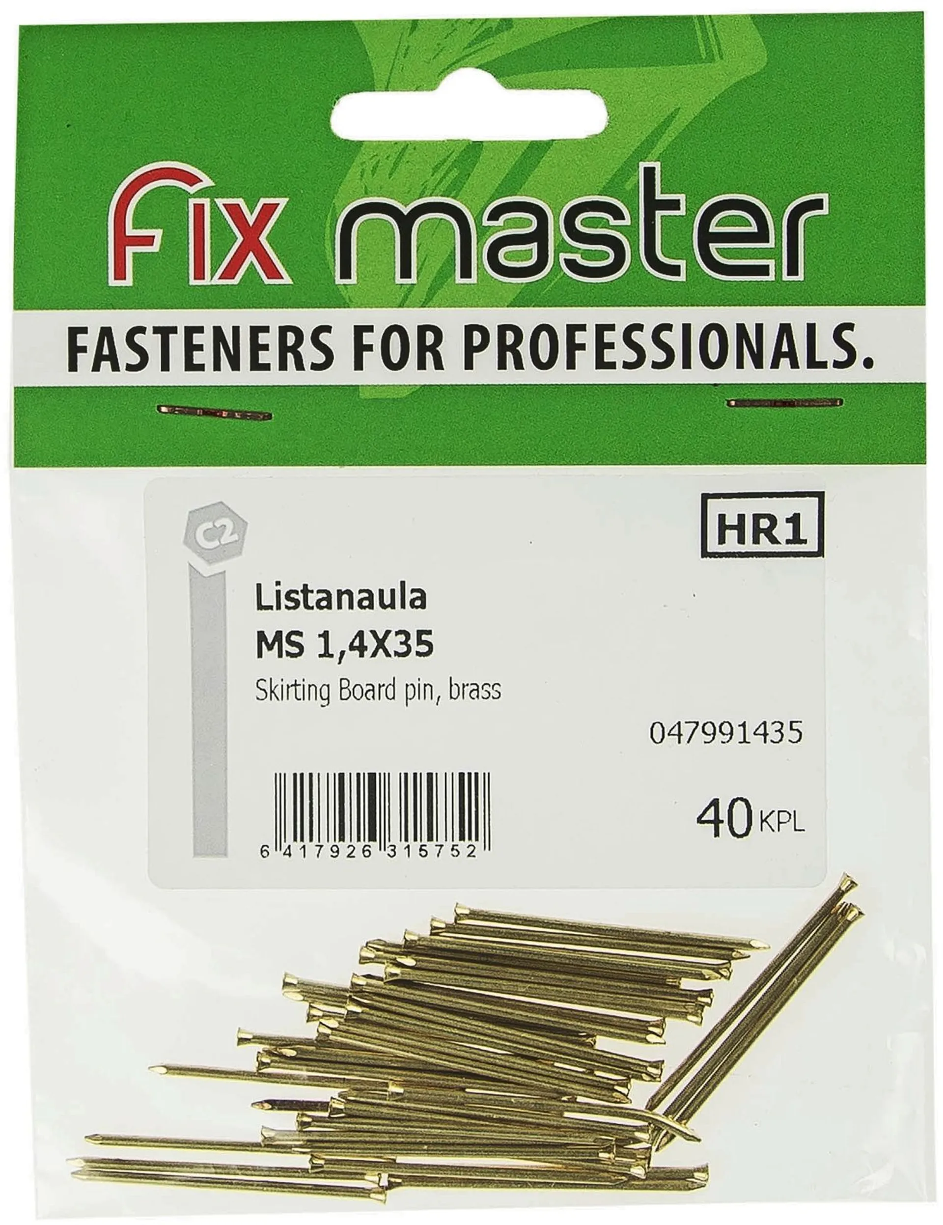 Fix Master listanaula messinki 1,4X35 40kpl