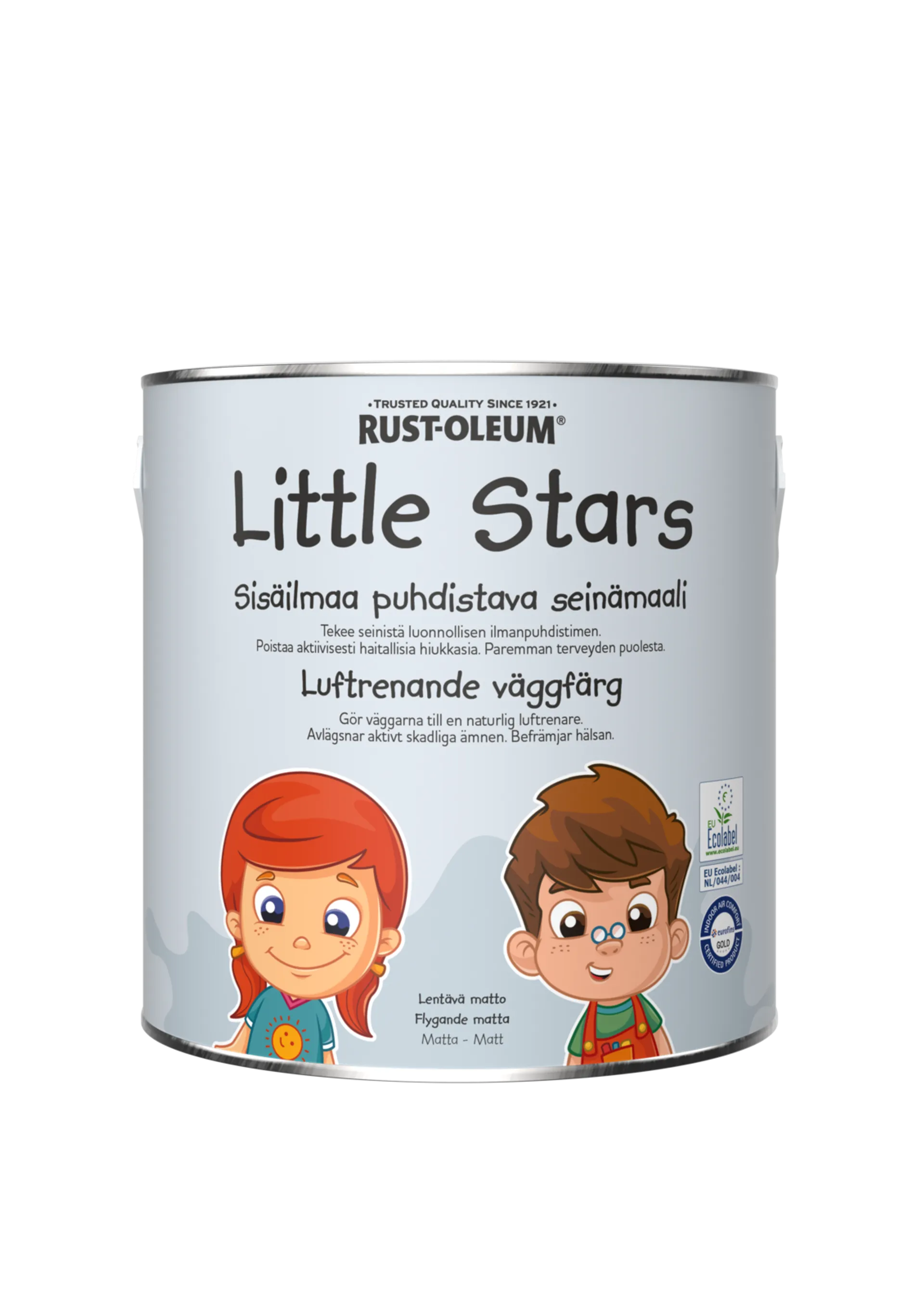 Rust-Oleum Little Stars Sisäilmaa puhdistava Seinämaali 2,5L Lentävä matto - 1