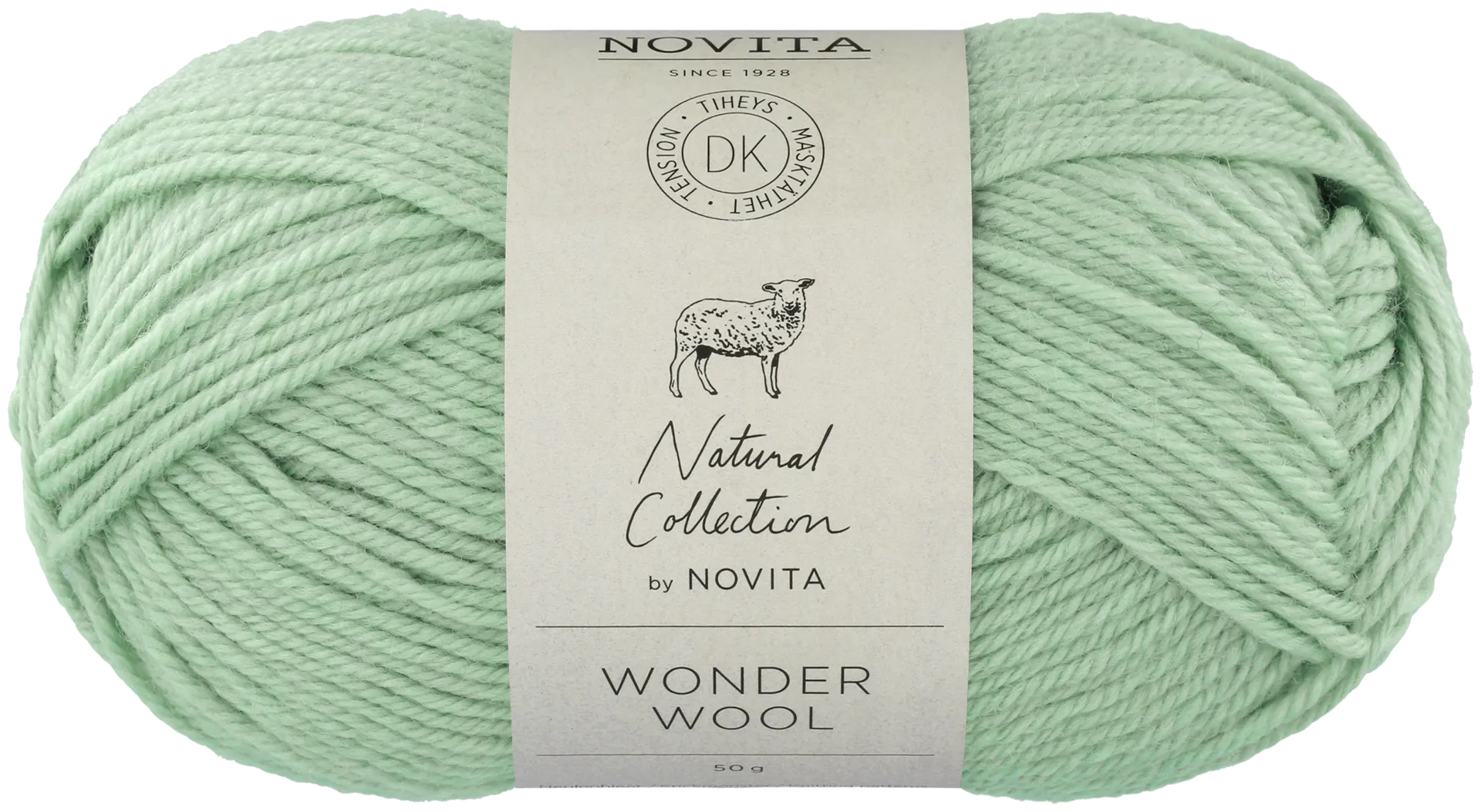 Novita lanka Wonder Wool DK 50 g jade 308 - 1