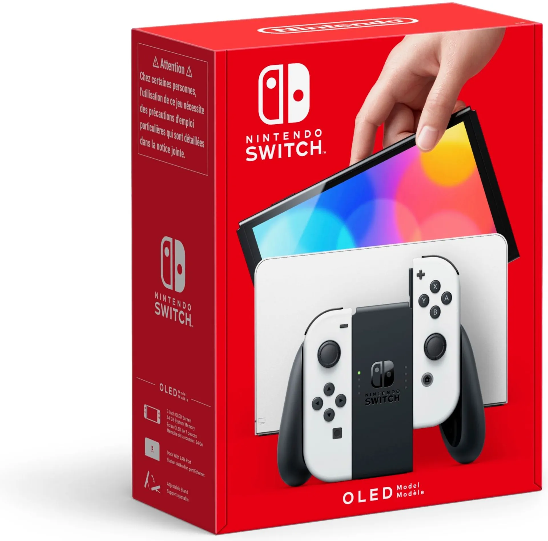 Nintendo Switch pelikonsoli OLED  White - 1