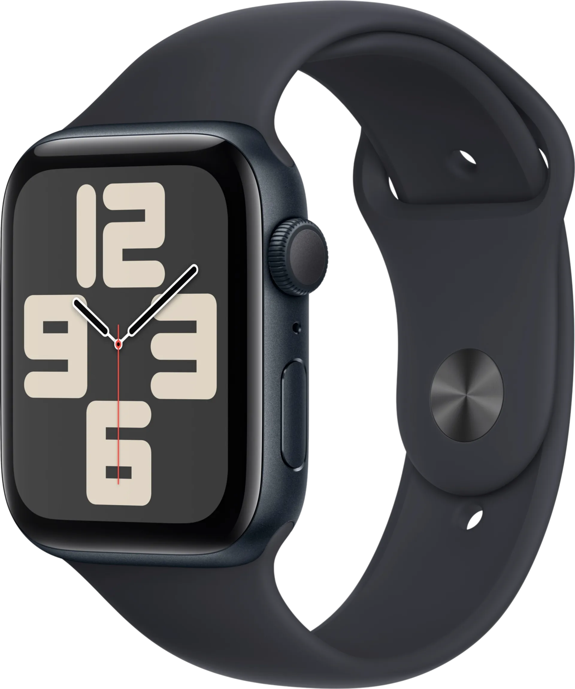 Apple watch SE GPS 44mm keskiyönsininen alumiinikotelo keskiyönsininen urheiluranneke - S/M MRE73KS/A