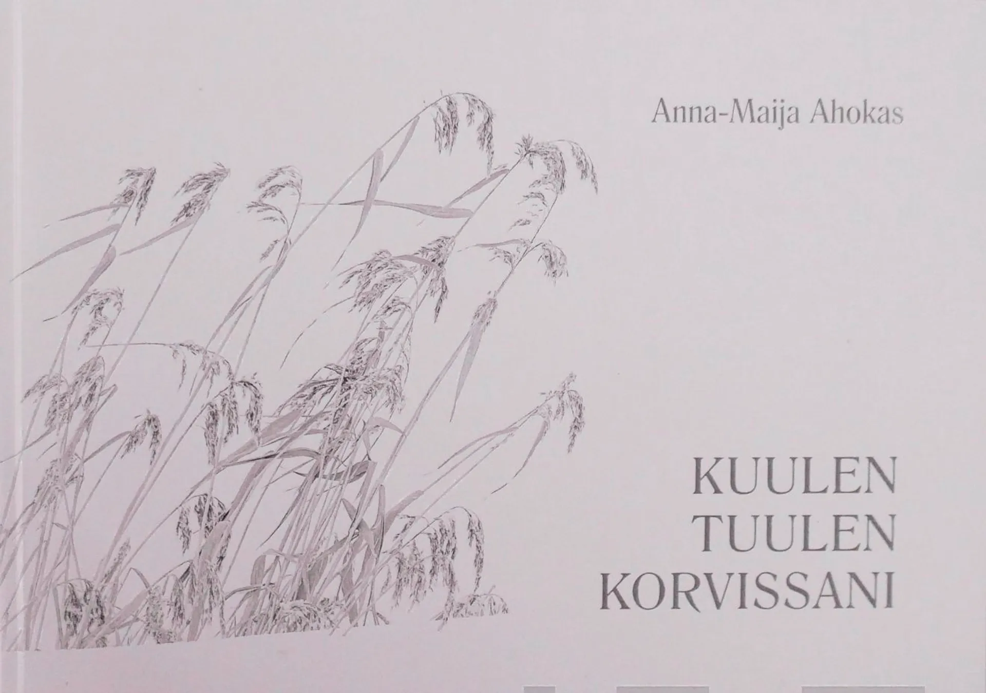 Ahokas Anna-Maija, Kuulen tuulen korvissani