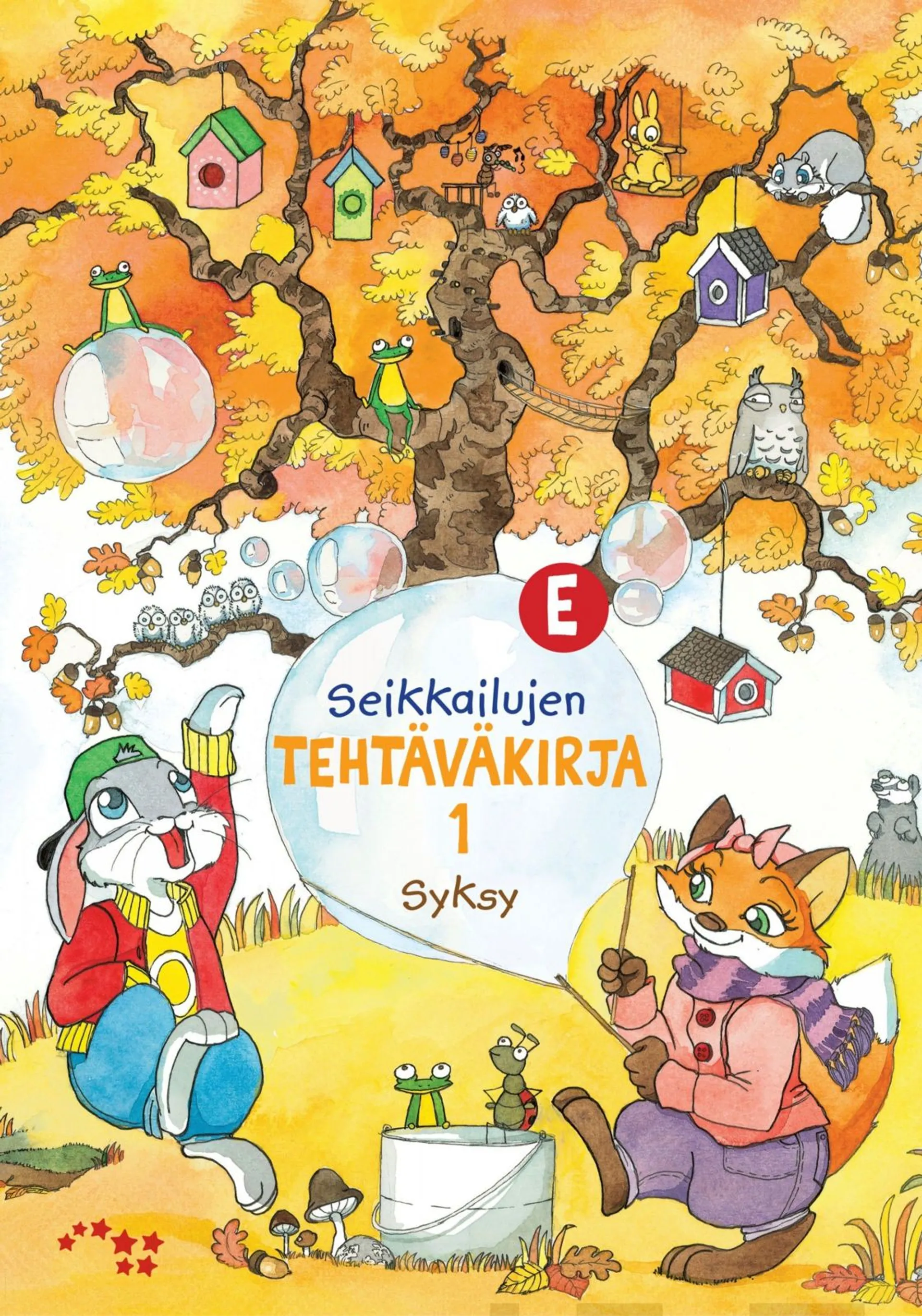 Backman, Seikkailujen tehtäväkirja 1 E syksy (+kirjoitusvihko)