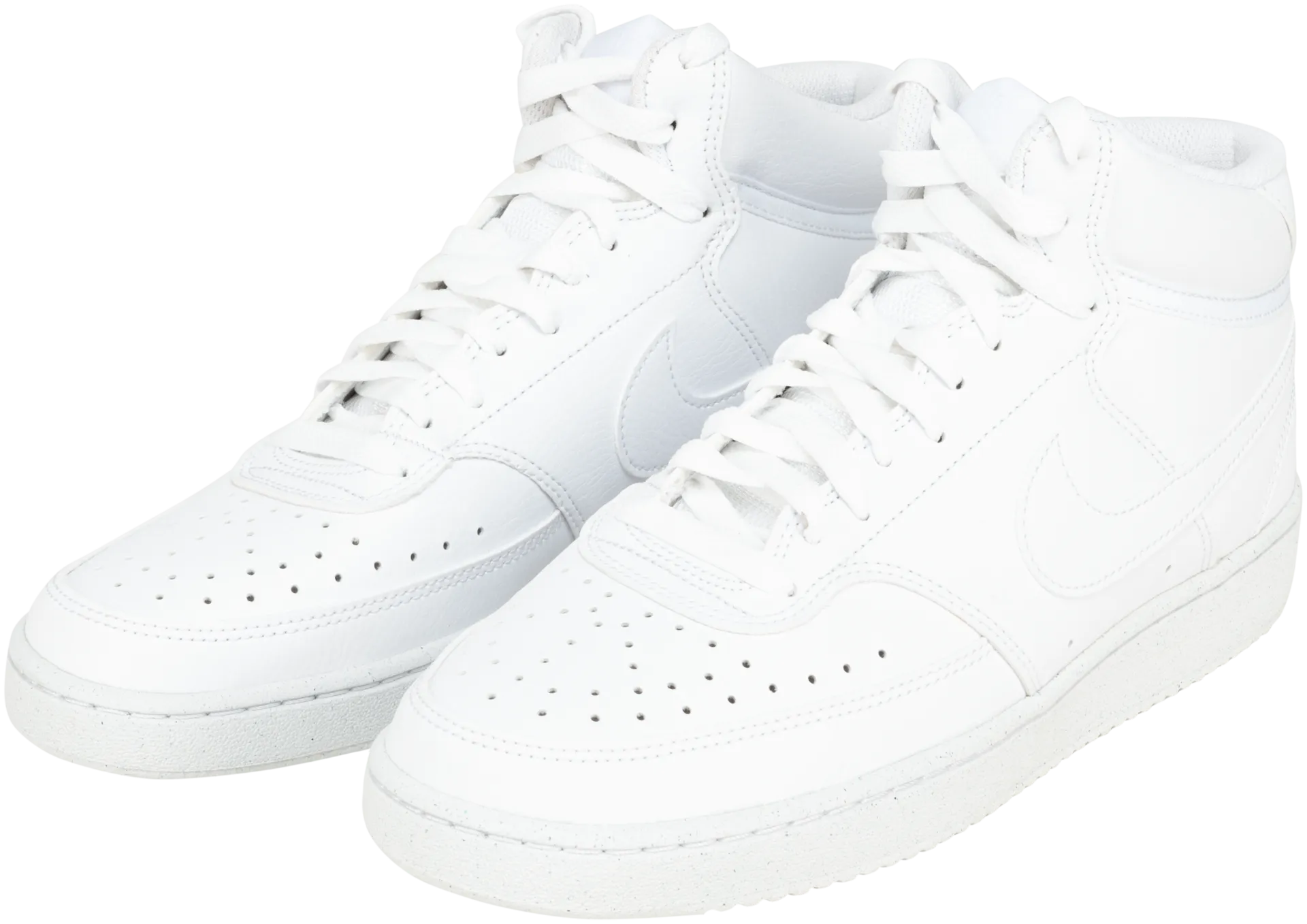 Nike miesten Mid-vartinen vapaa-ajan jalkine Court Vision Mid NN - WHITE/WHITE - 1