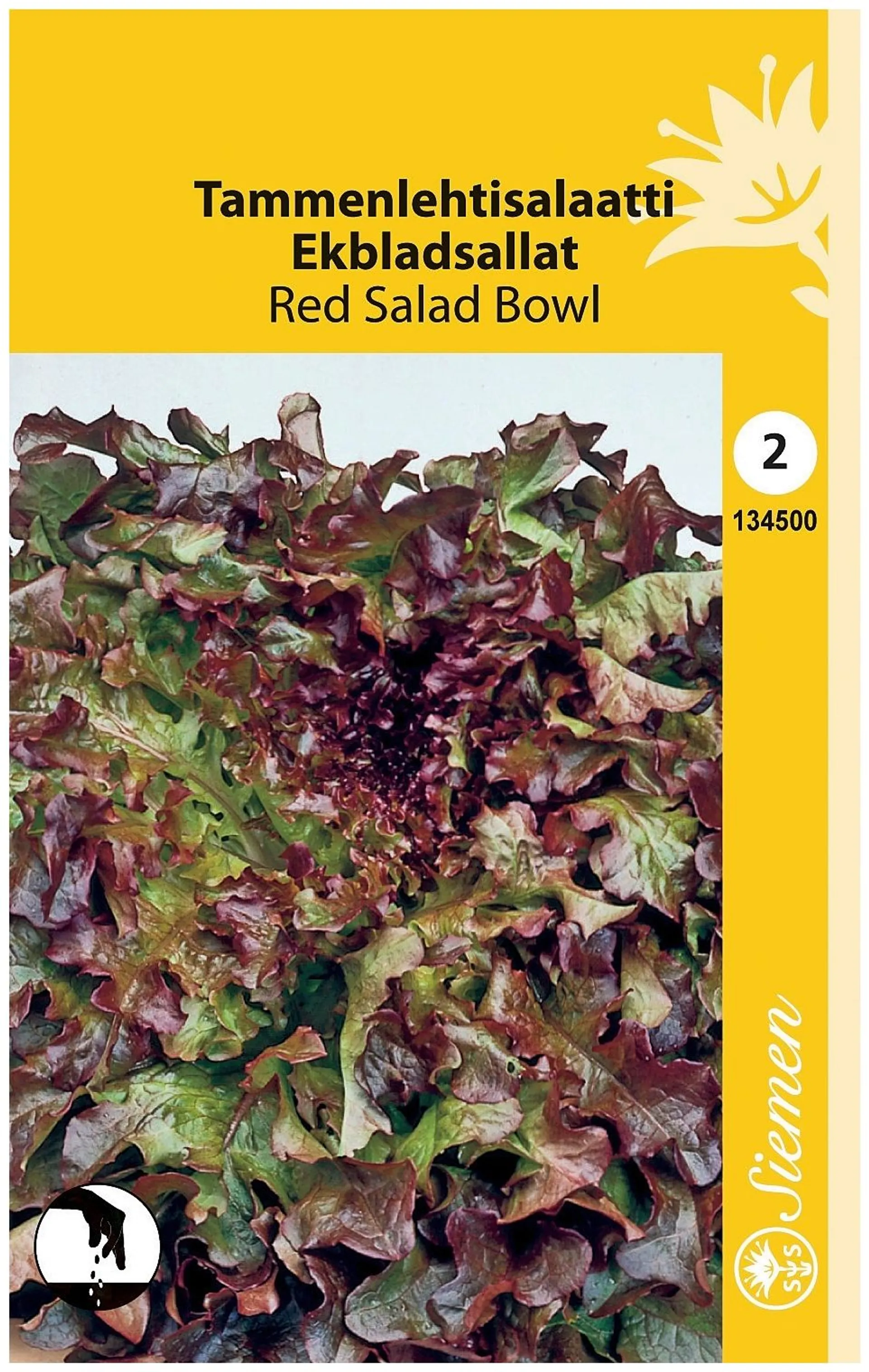Tammenlehtisal. Red Salad Bowl