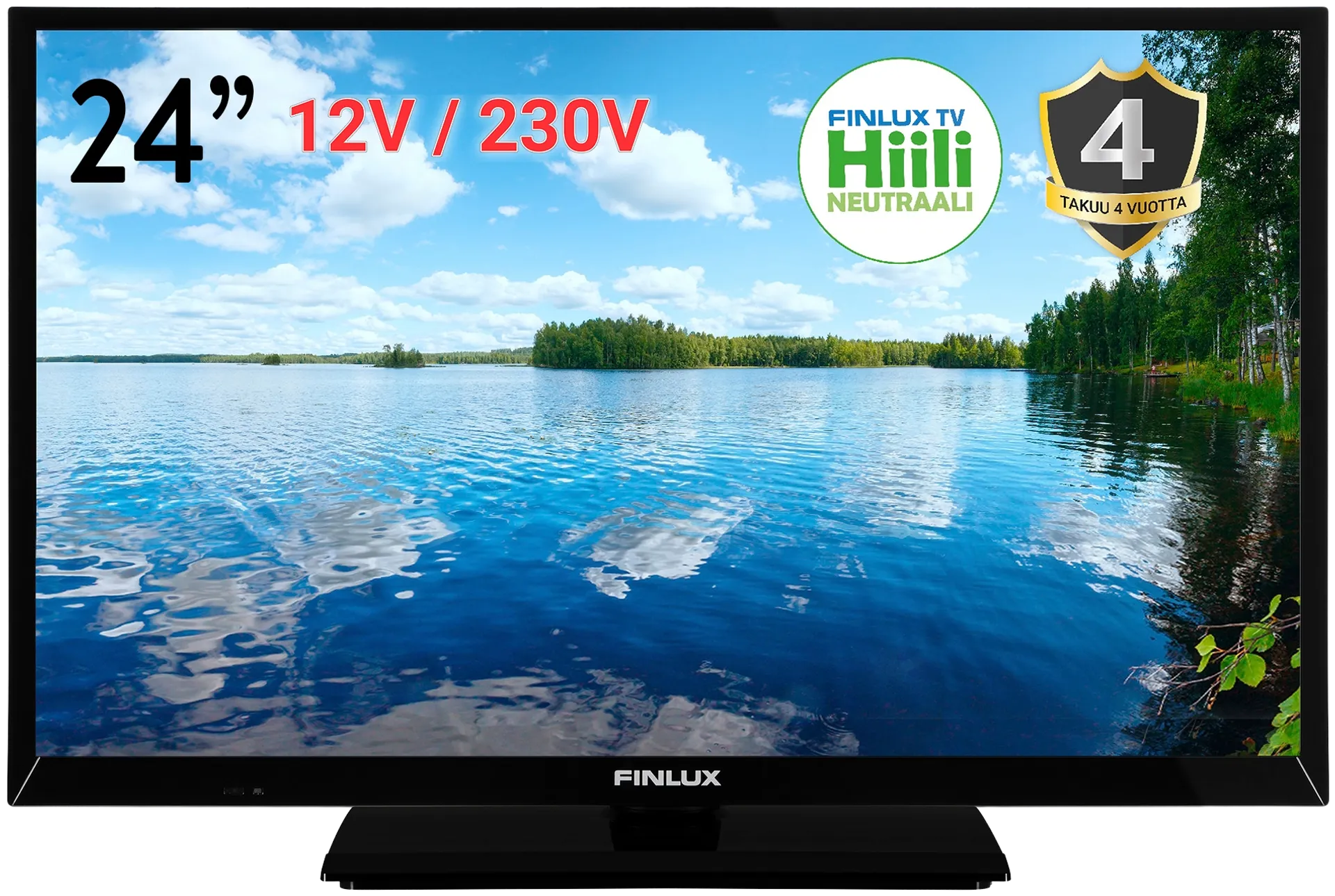 Finlux 24" HD Ready LED TV 12V sekä 230V käyttöjännitteellä 24M6ECI-12E - 3