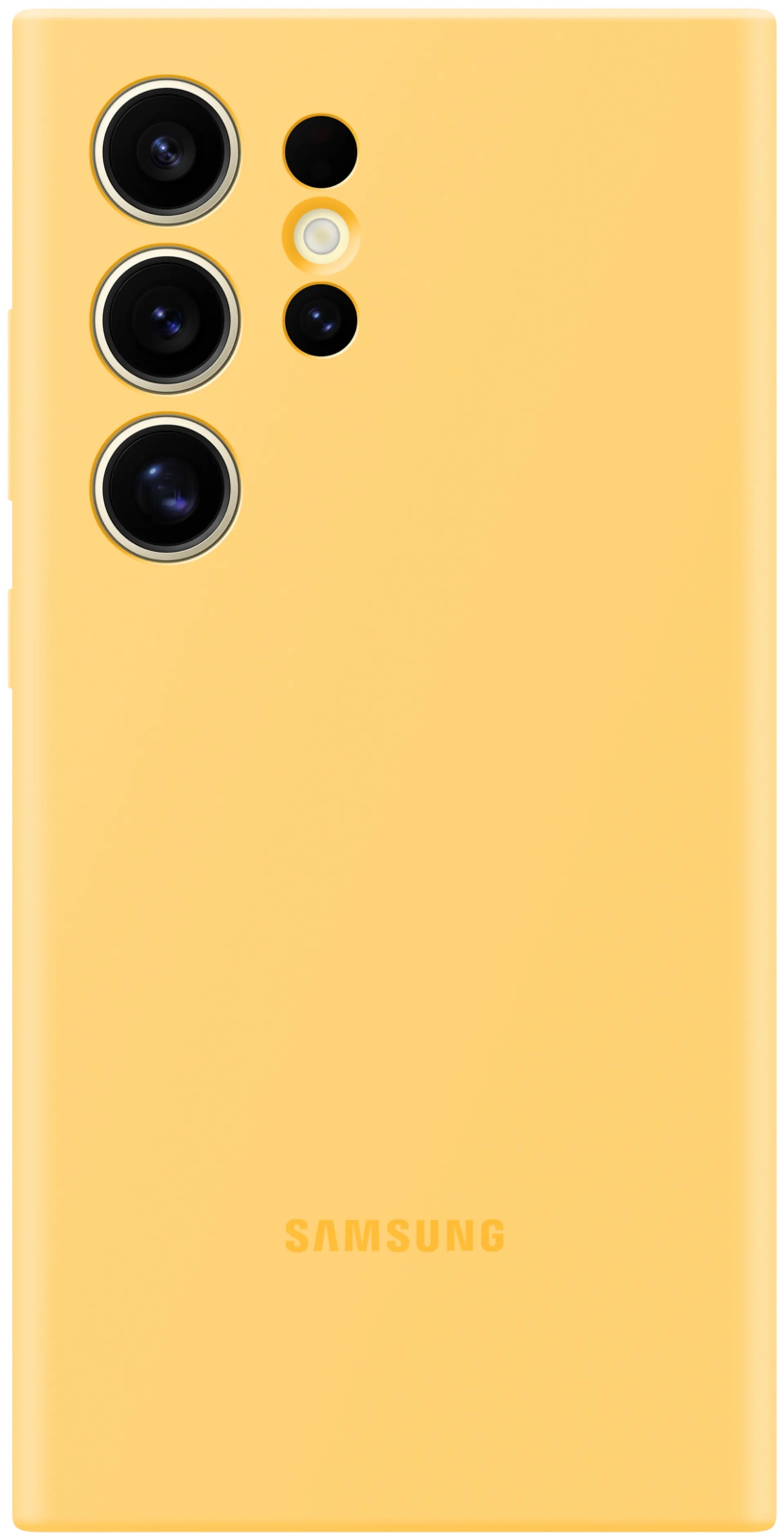 Samsung S24 ultra silikonisuoja keltainen - 1