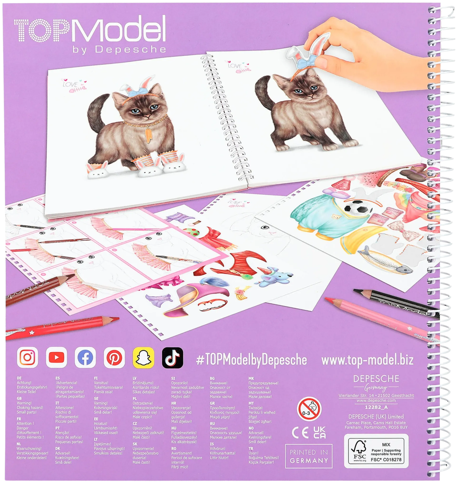 TOPModel Kitty Suunnittelukirja - 5