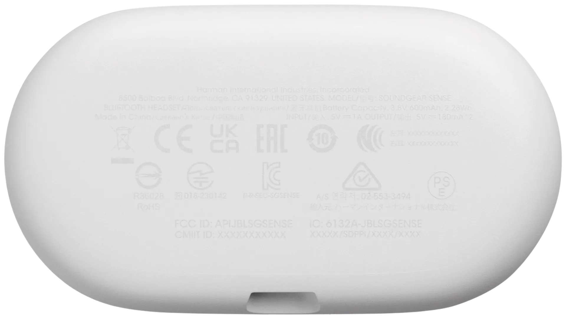 JBL Bluetooth nappikuulokkeet Soundgear Sense valkoinen - 7
