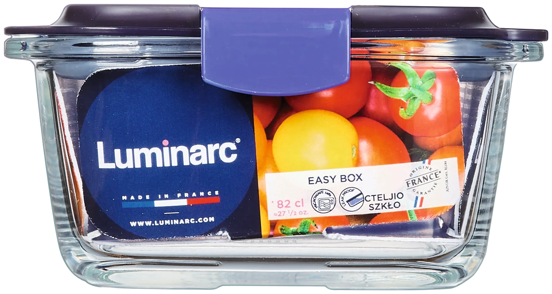 Luminarc ruoansäilytysastia Easy Box 82 cl - 2