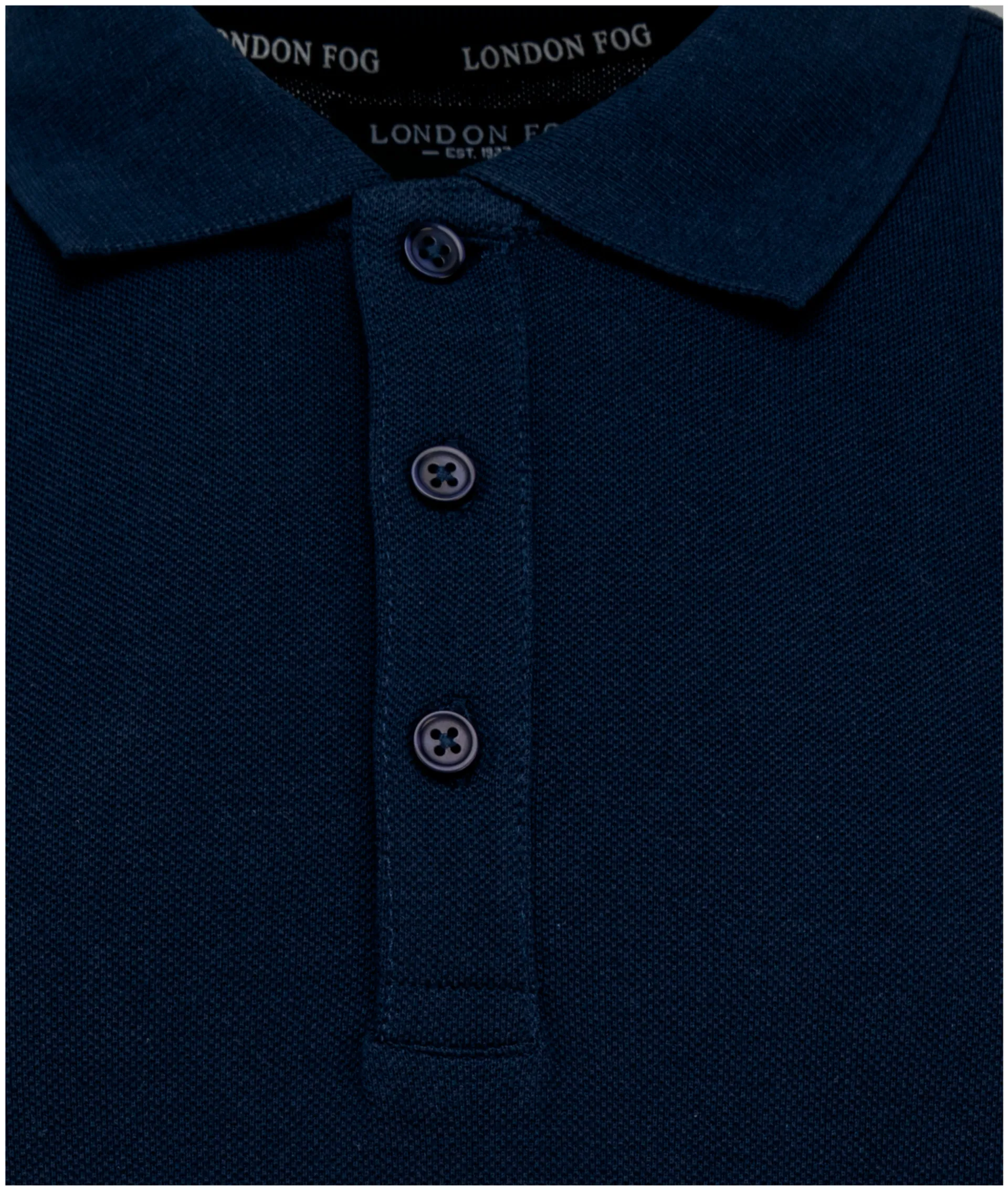 London Fog miesten pitkähihainen pikeepaita 195LF31241 - Dark blue - 3