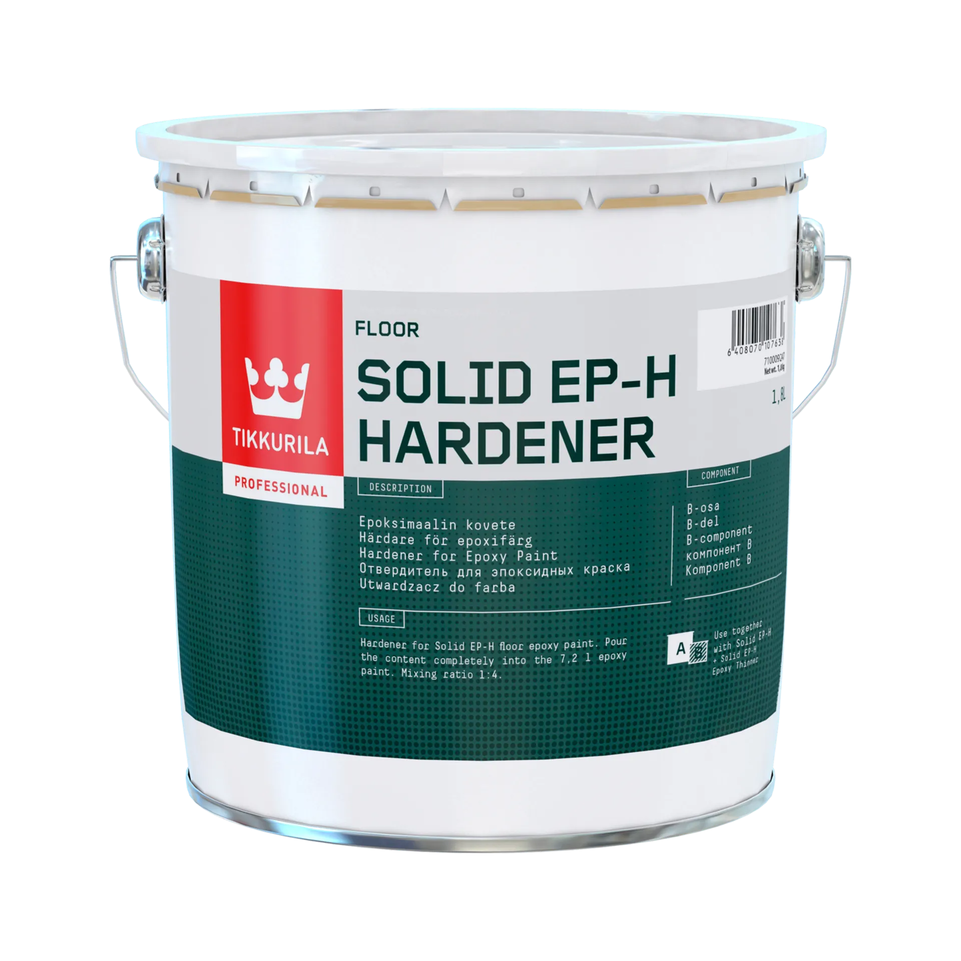 Tikkurila Solid EP-H Hardener 1,8L kovete