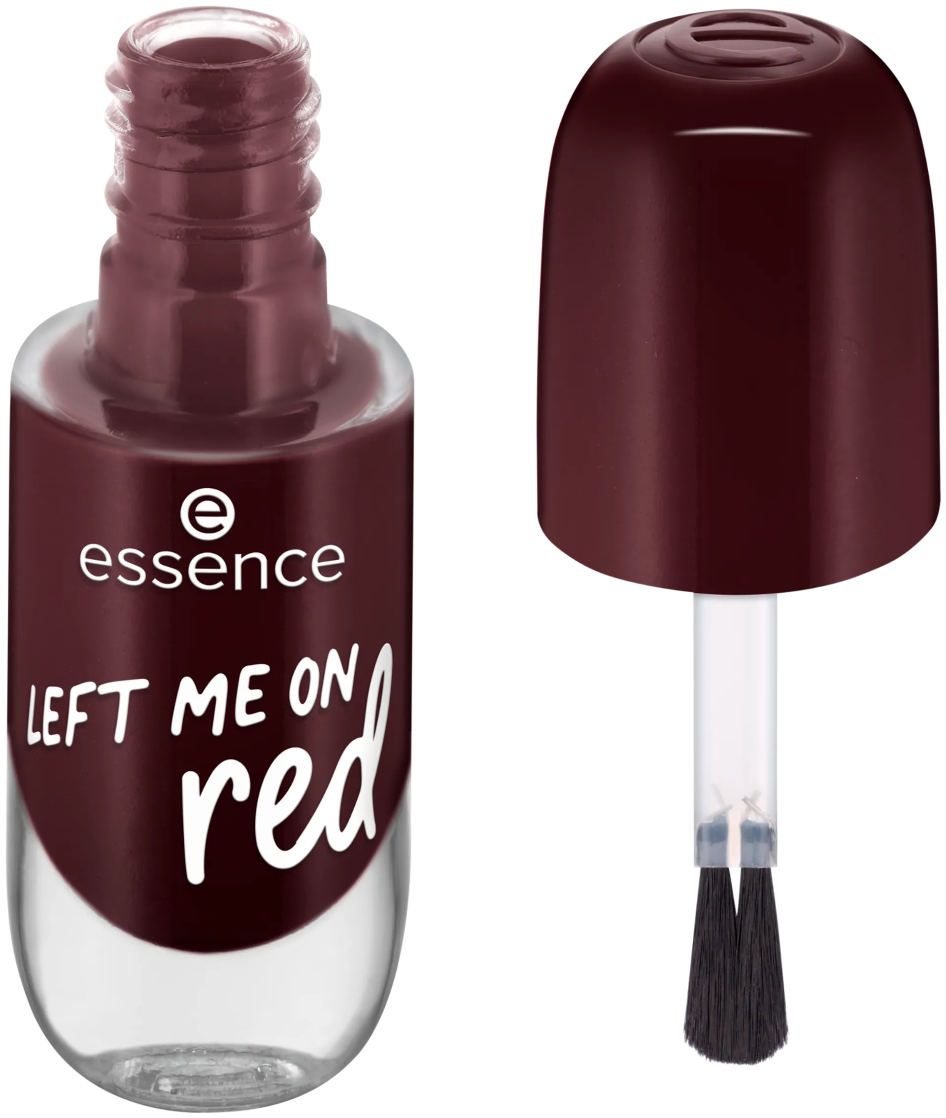 essence gel kynsilak, emerald ENERGY, 73 - LEFT ME ON red - 1