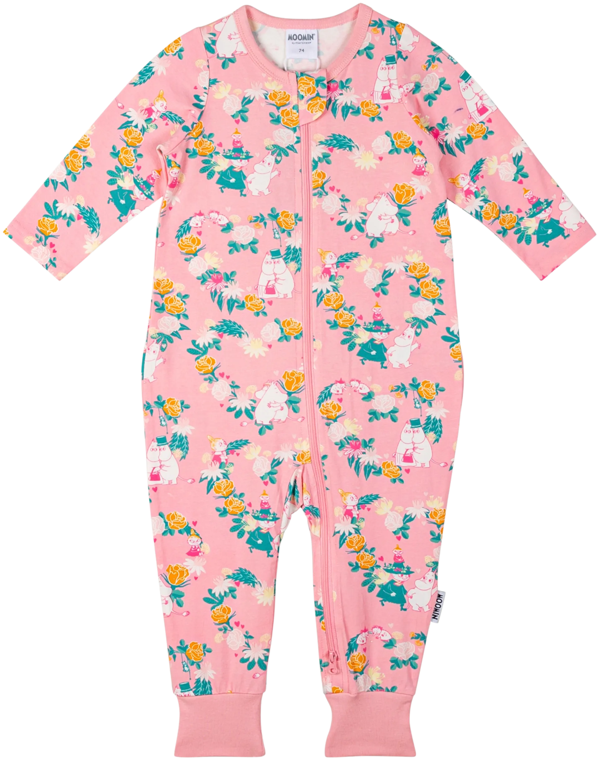 Moomin by Martinex vauvojen pyjama Sydänystävät 582789 - Vaaleanpunainen