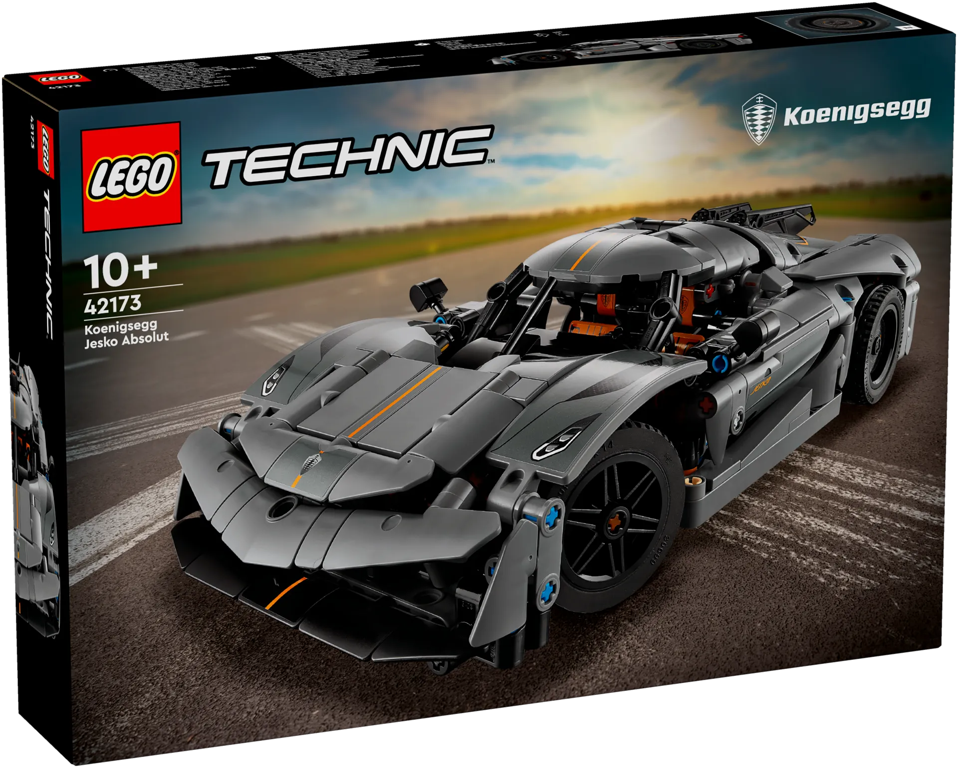 LEGO® Technic 42173 - Harmaa hyperauto Koenigsegg Jesko Absolut - 2