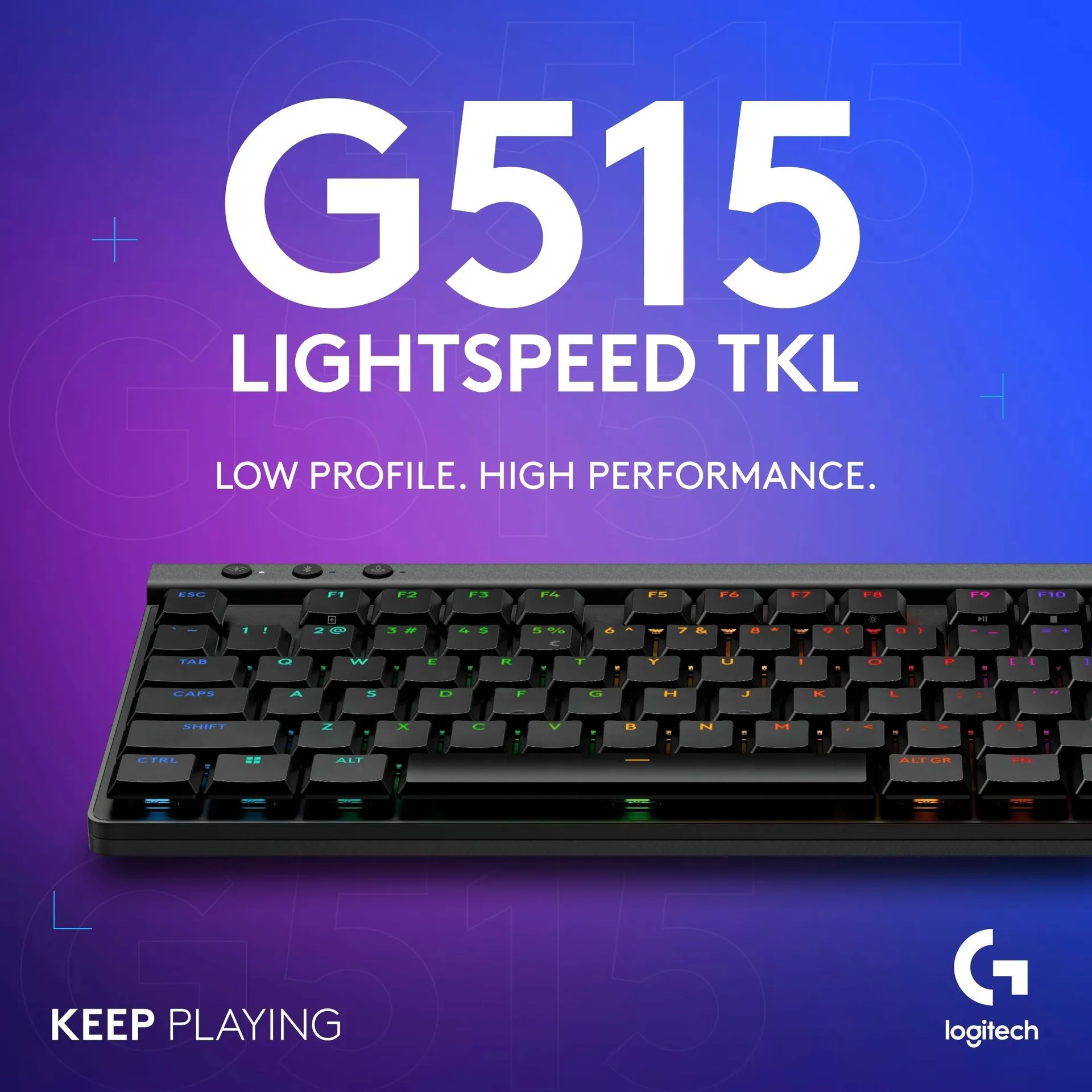 Logitech pelinäppäimistö G515 LIGHTSPEED TKL - 7