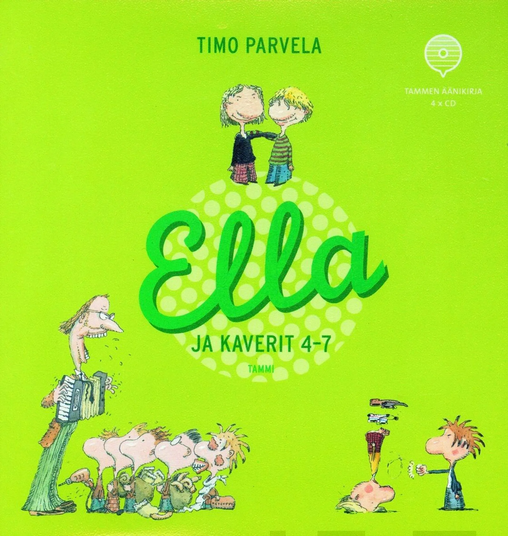 Ella ja kaverit 4-7 (4 cd-levyä)