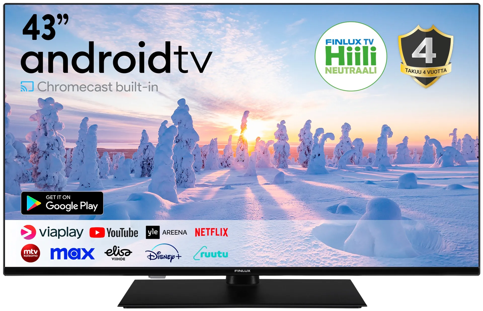 Finlux 43" 4K UHD Android Smart LED TV 43G9.2ACMI - 3