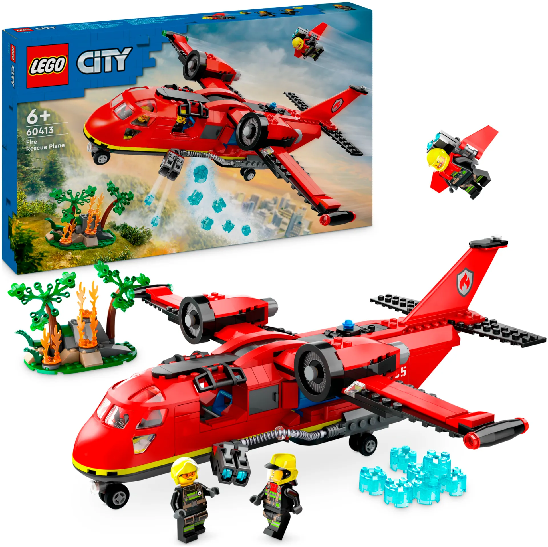 LEGO City Fire 60413 Palokunnan pelastuslentokone - 1