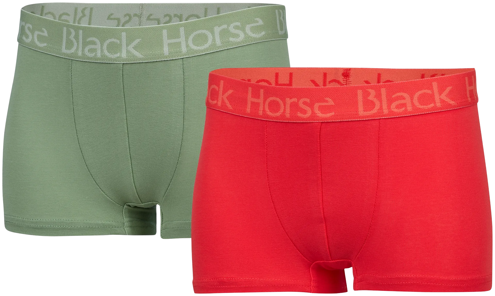 Black Horse lasten bokserit 2-pack J025 - Hibiscus+Basil