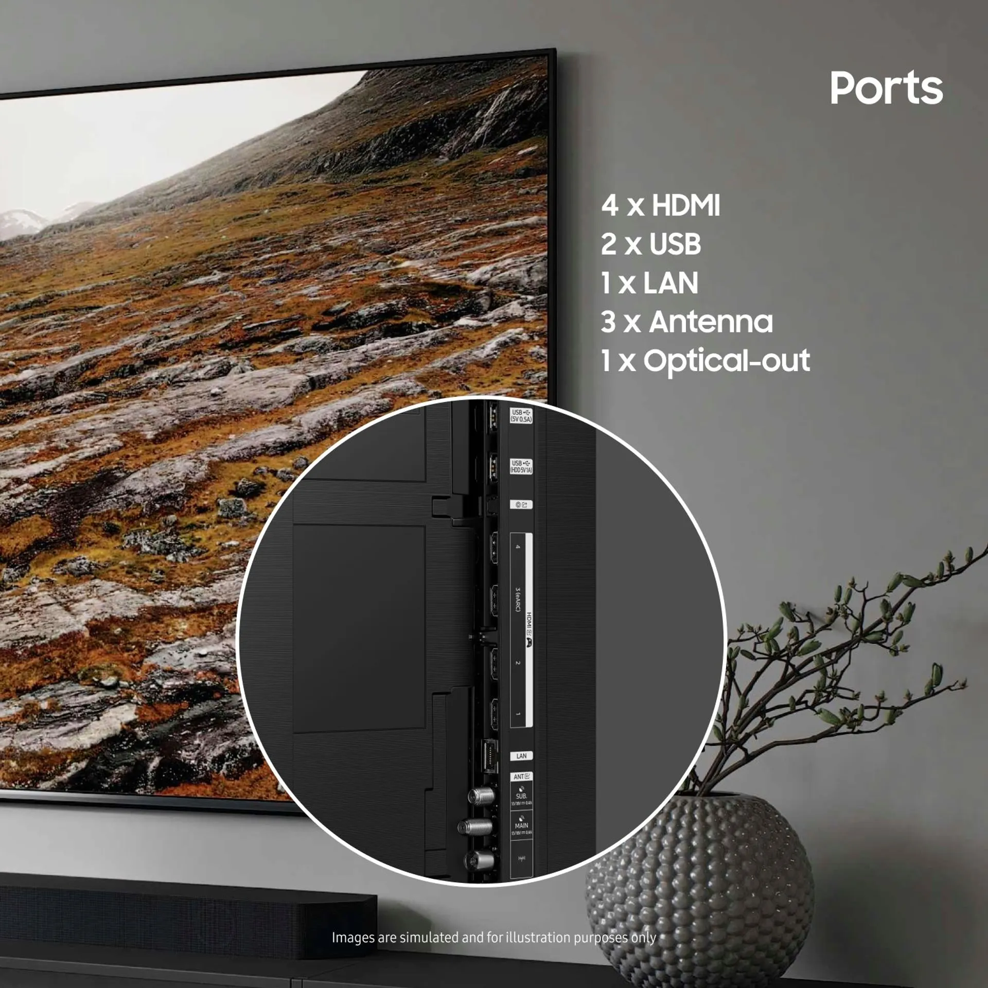 Samsung TQ55Q64C 55" 4K UHD QLED Smart TV - 7