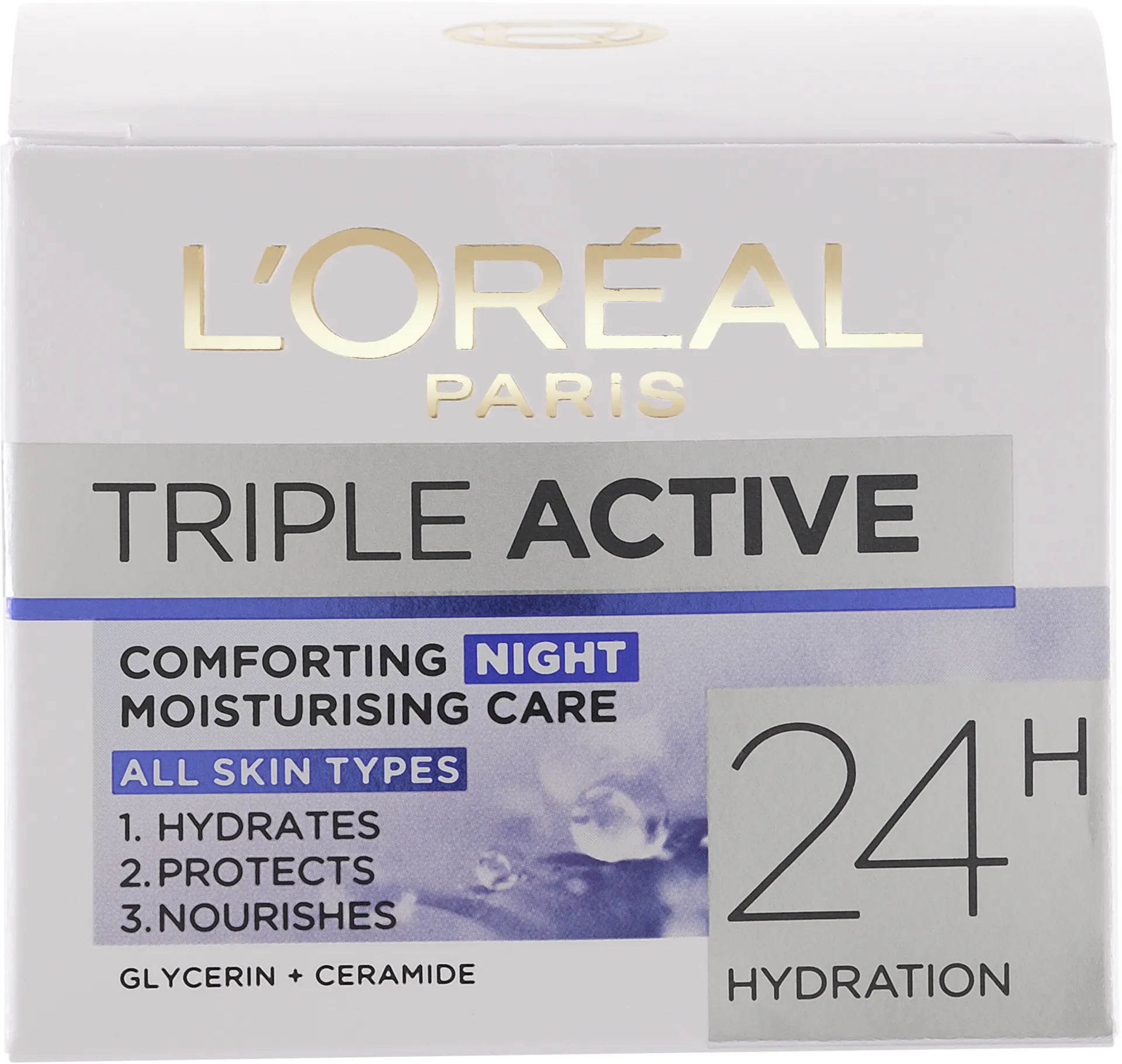 L'Oréal Paris Triple Active kosteuttava yövoide 50ml - 2