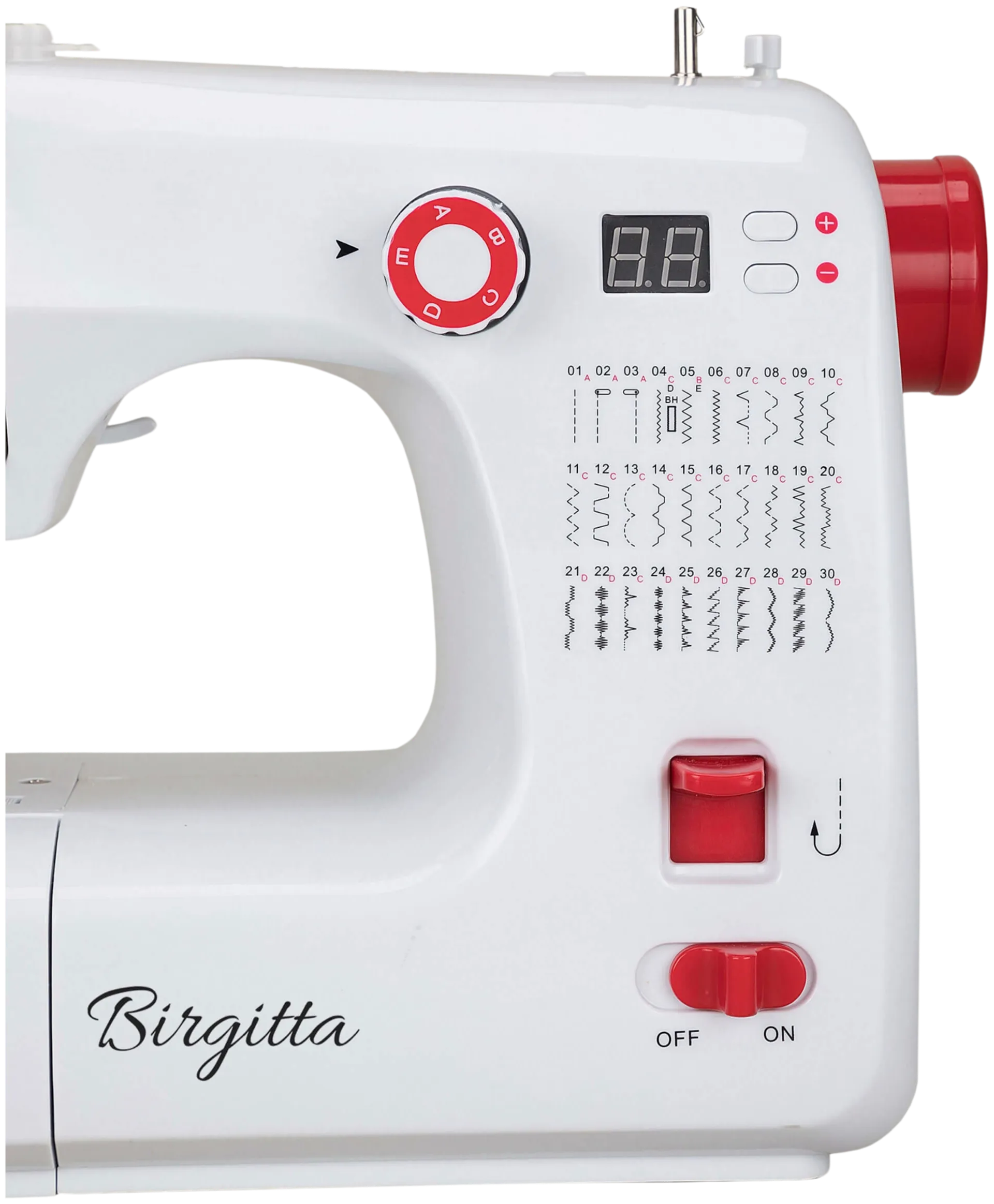 Birgitta Deluxe Digital Ompelukone - 3