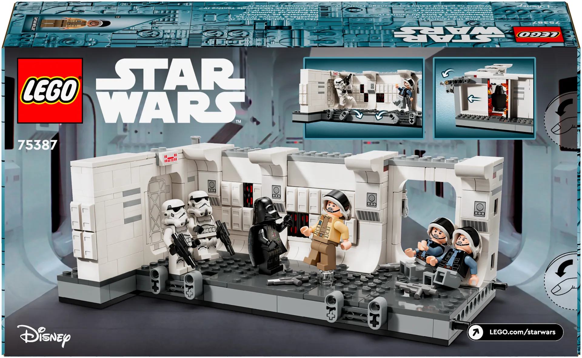 LEGO® Star Wars™ 75387 Astuminen Tantive IV™ alukseen, rakennussetti - 3