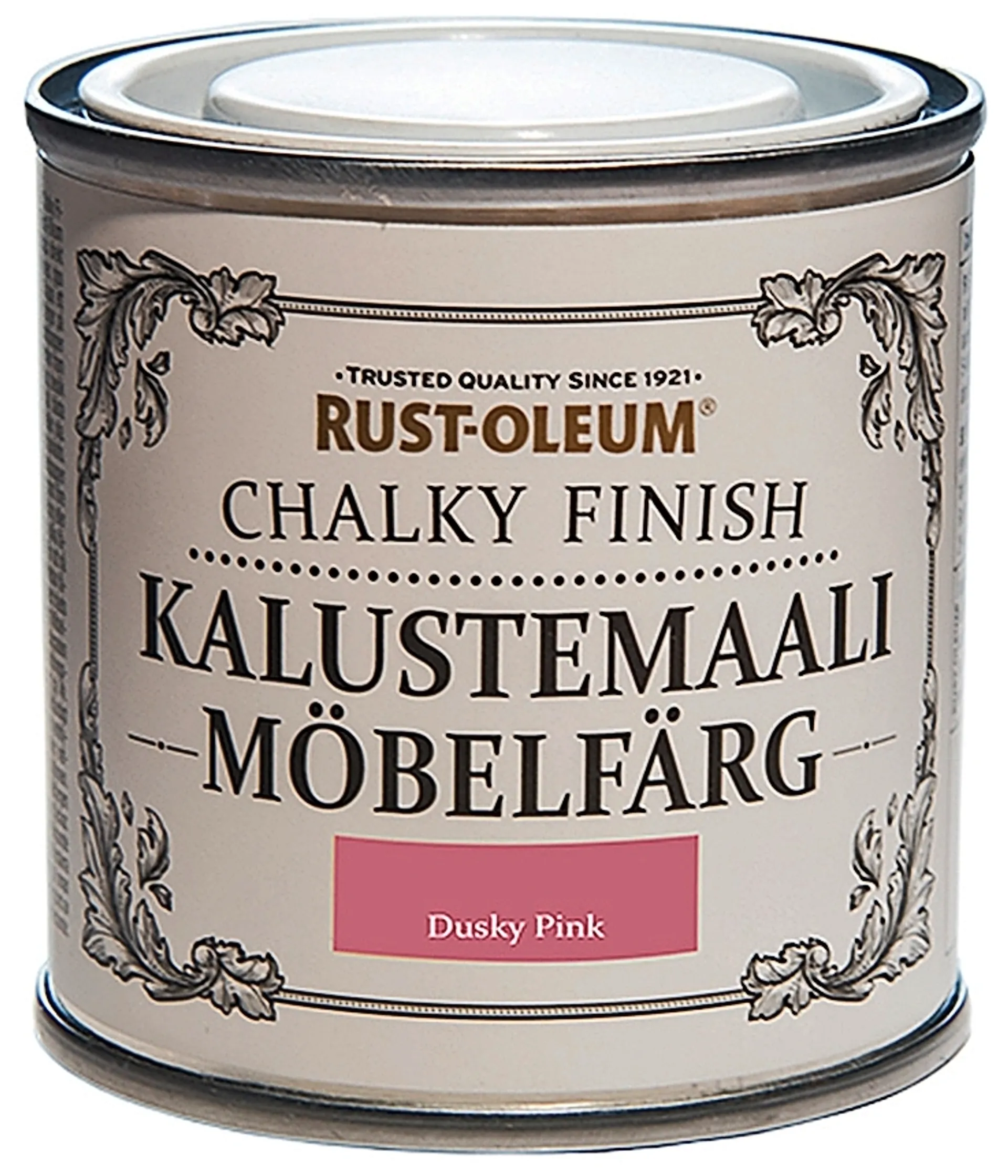 Rust-Oleum Chalky Finish 125ml kalustemaali vesiohenteinen runsaspigmenttinen vaaleanpunainen - 1