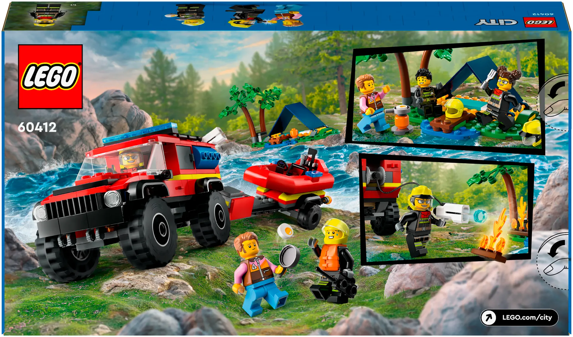 LEGO City Fire 60412 Nelivetopaloauto ja pelastusvene - 3