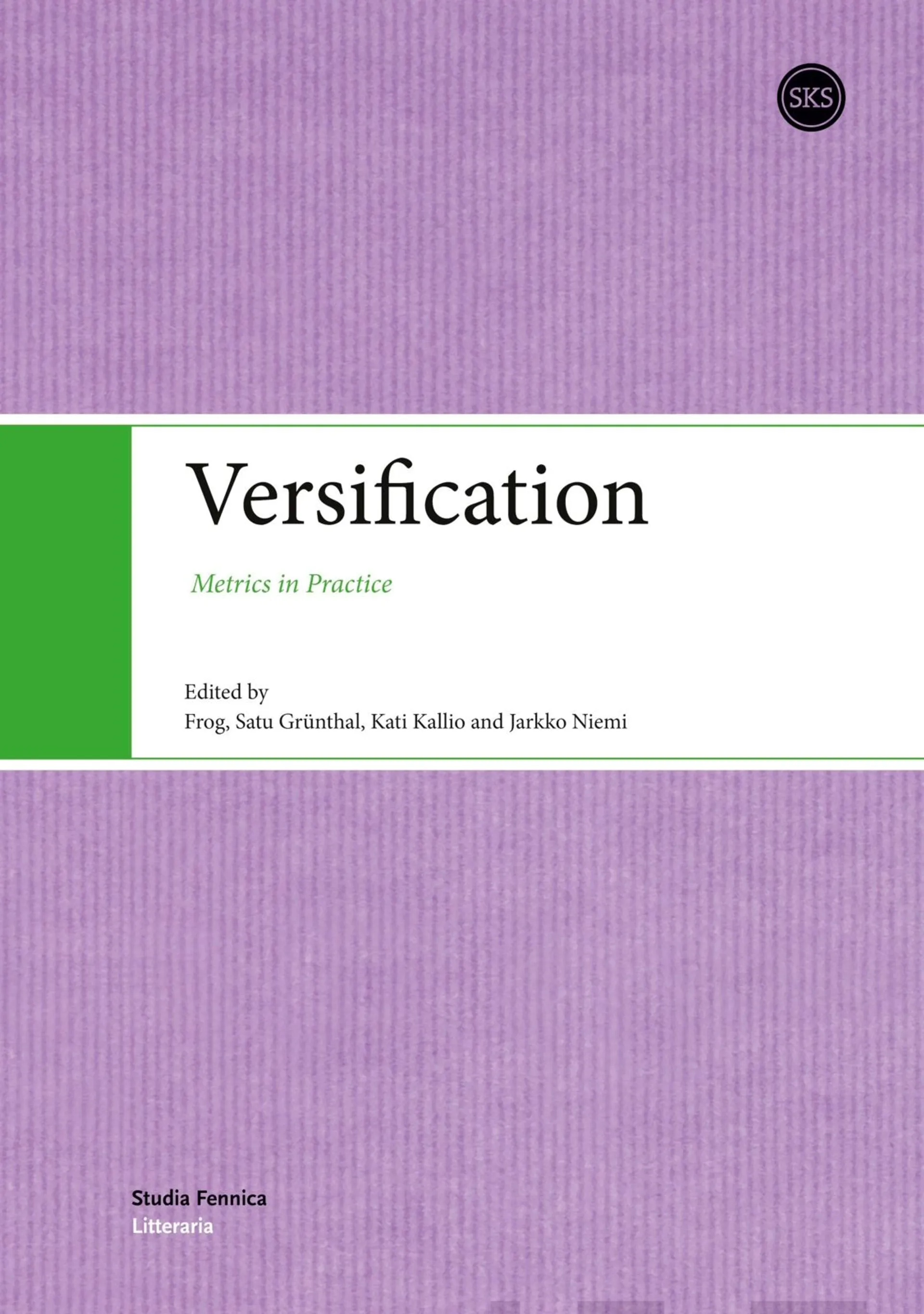 Versification - Metrics in Practice